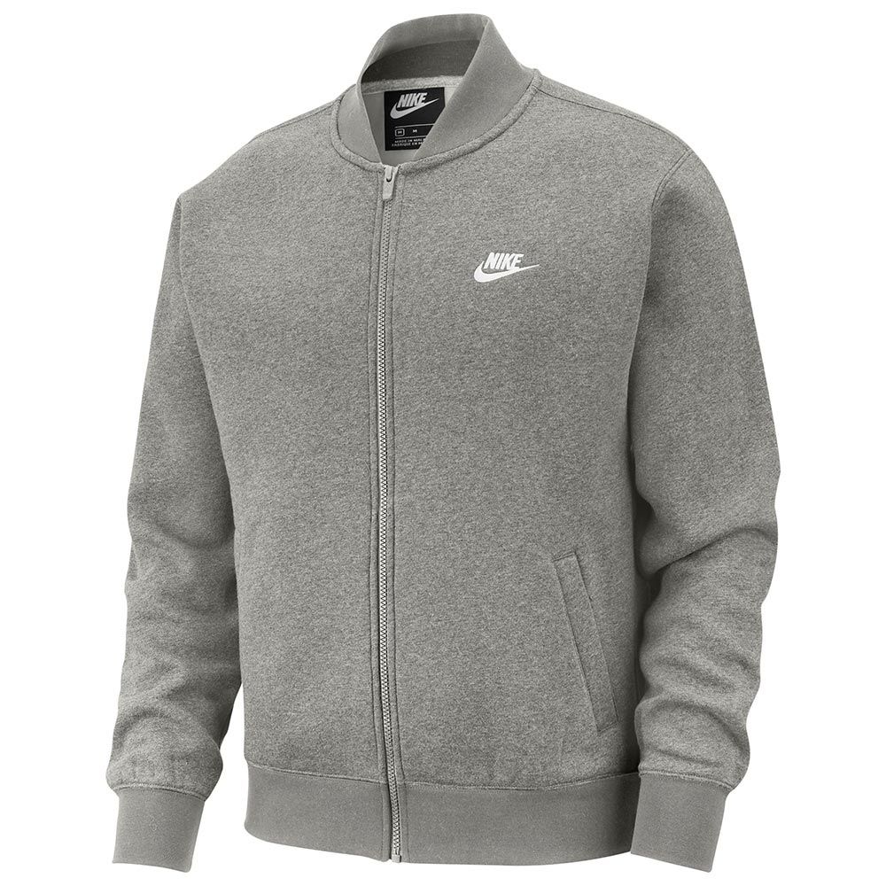 Mikina NIKE Sportswear Club Fleece Grey - Mikiny bez kapucne - 1