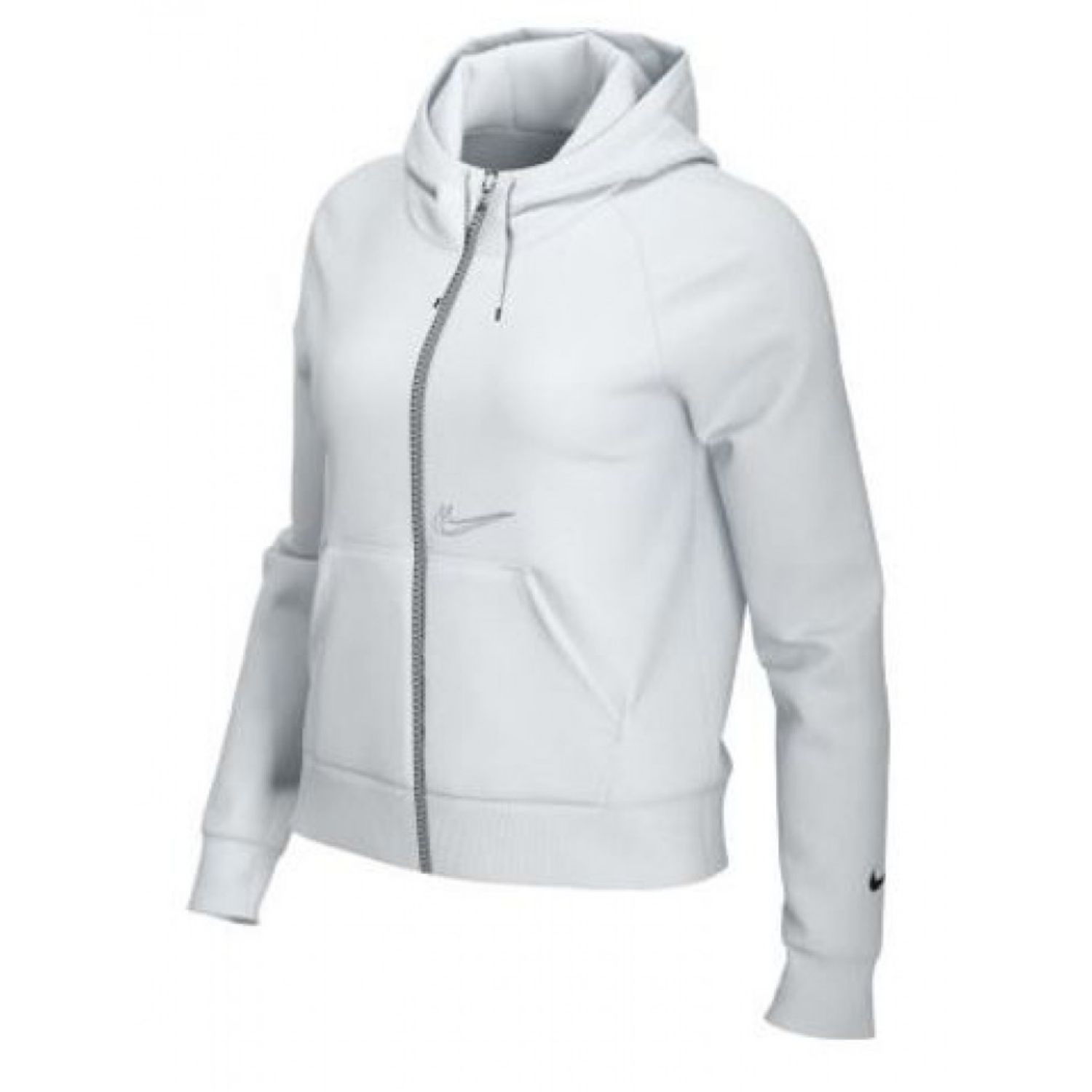 Mikina NIKE W NSW Essntl FZ Hoodie PRNT White - Mikiny s kapucňou - 3