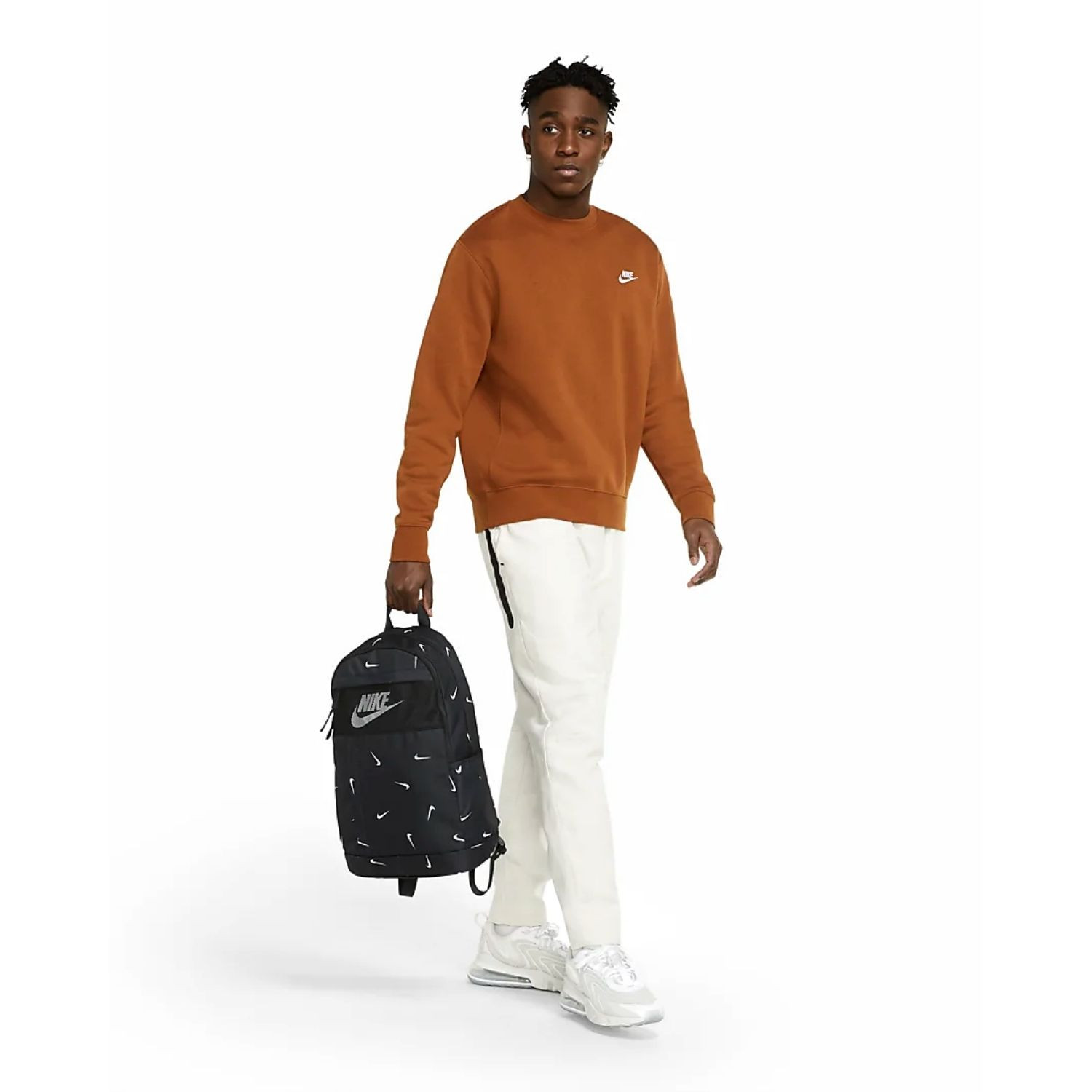 Batoh NIKE Elemental Backpack Black/White - Batohy - 4