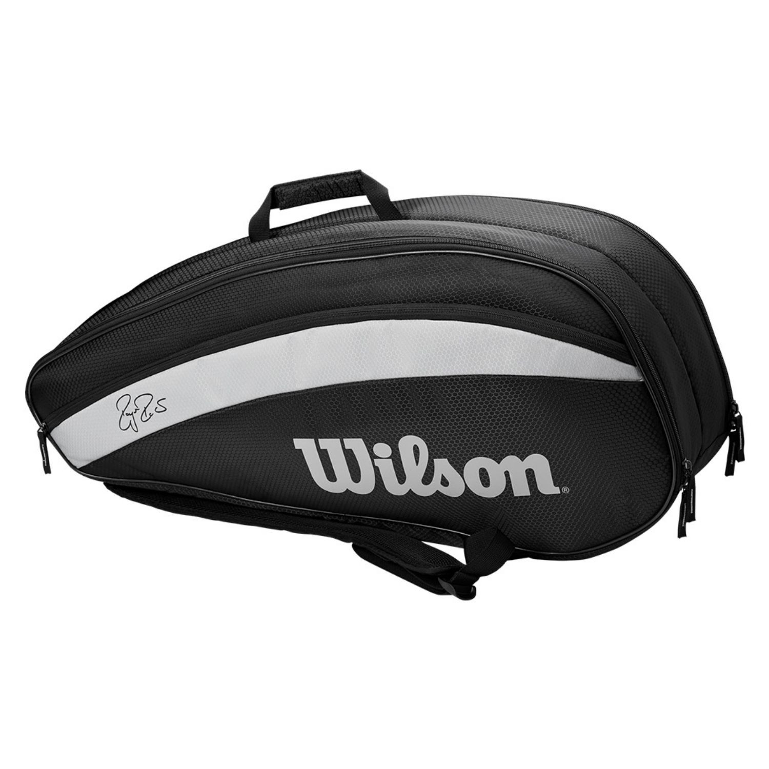 Tenisový vak WILSON RF Team 6pack Black - LETNÉ ŠPORTY - 1