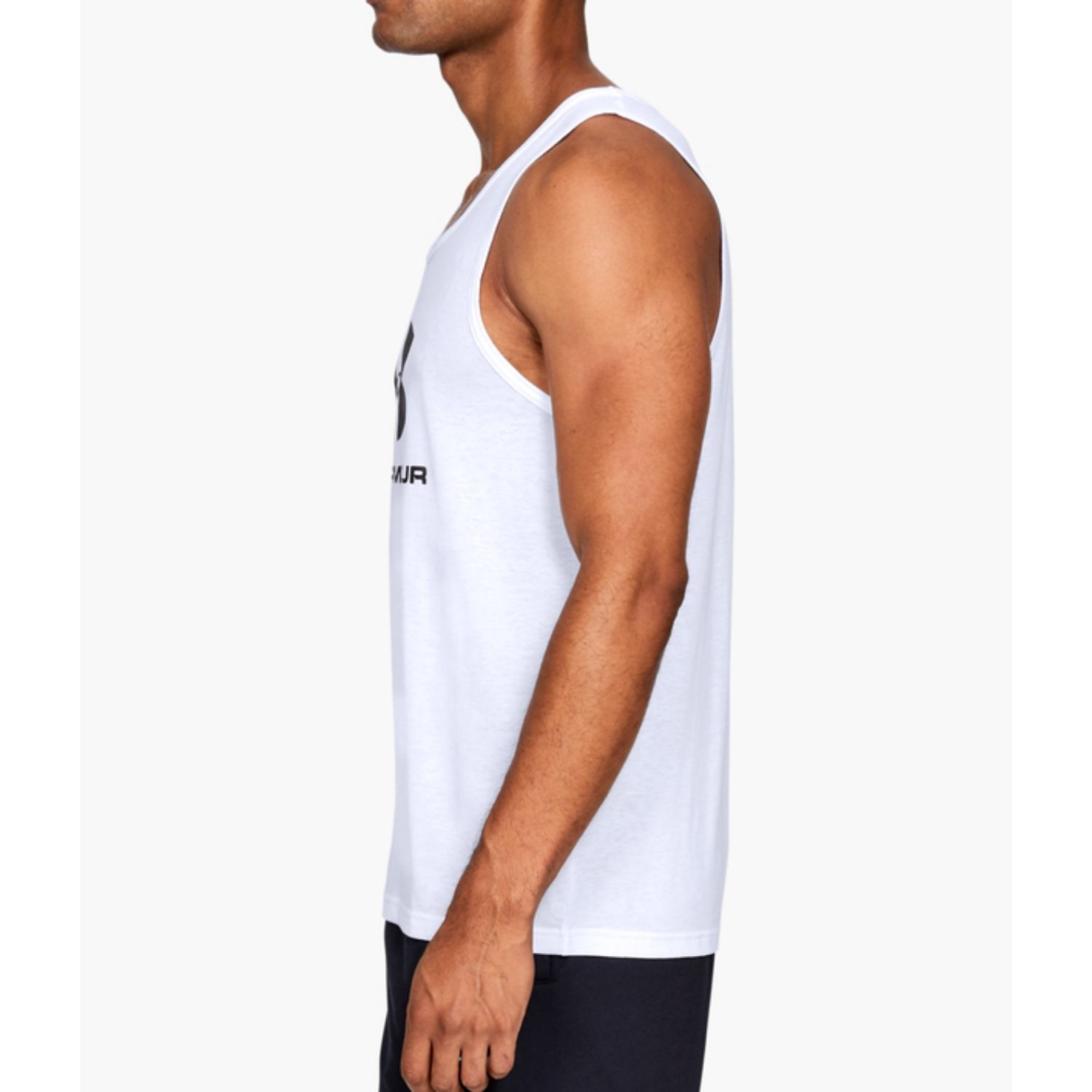 Tielko UNDER ARMOUR UA Sportstyle Logo Tank White - OBLEČENIE - 4