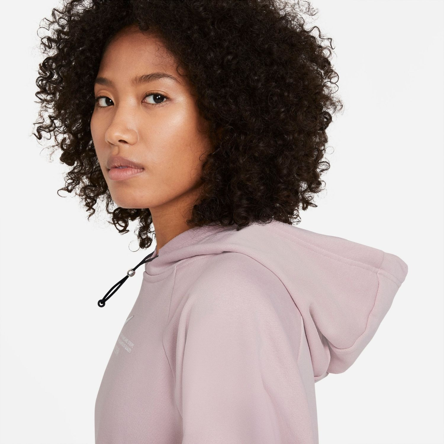 Mikina NIKE Sportswear Swoosh Women's French Terry Pink - Mikiny s kapucňou - 5
