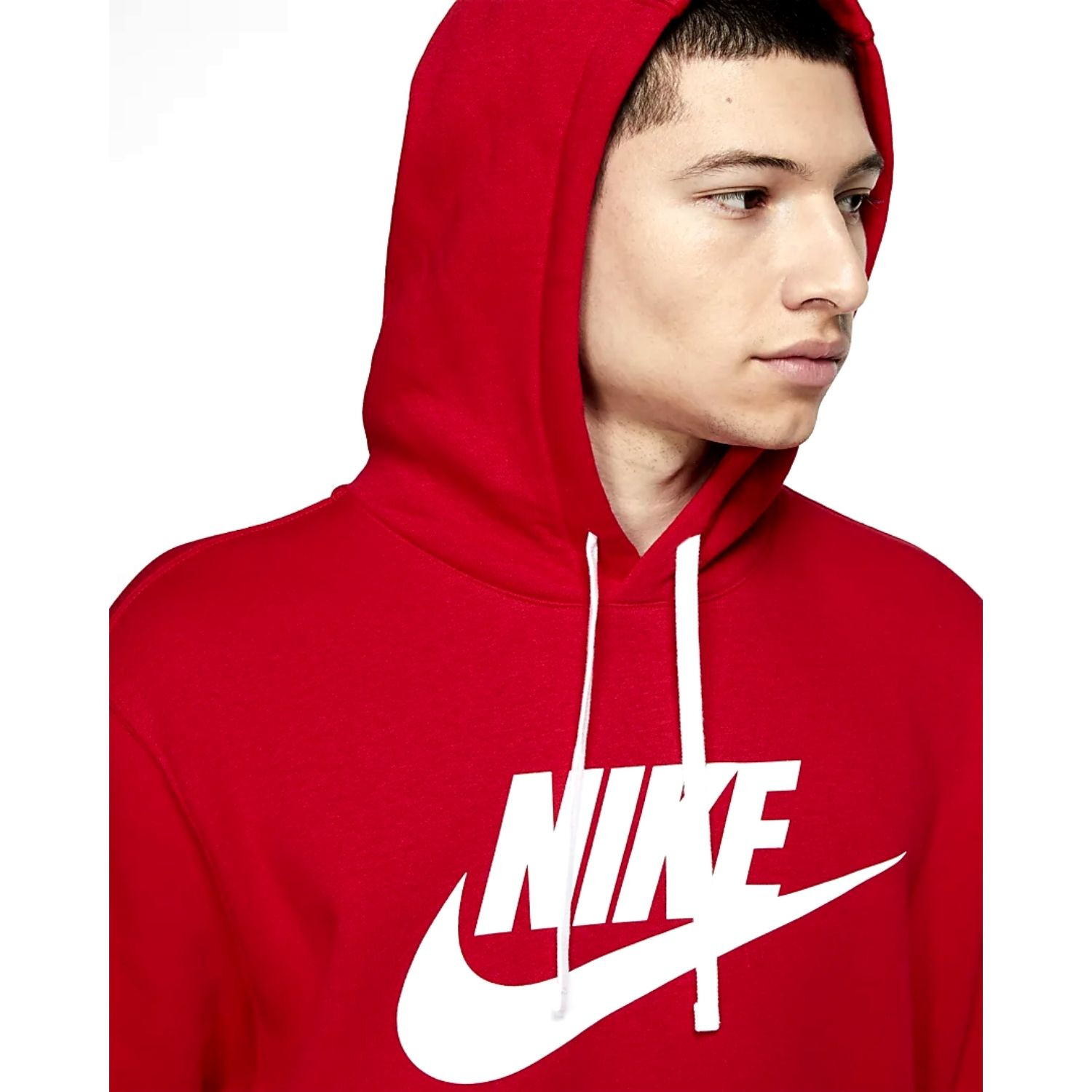 Mikina NIKE M NSW Club Hoodie PO BB GX Red - Mikiny s kapucňou - 2