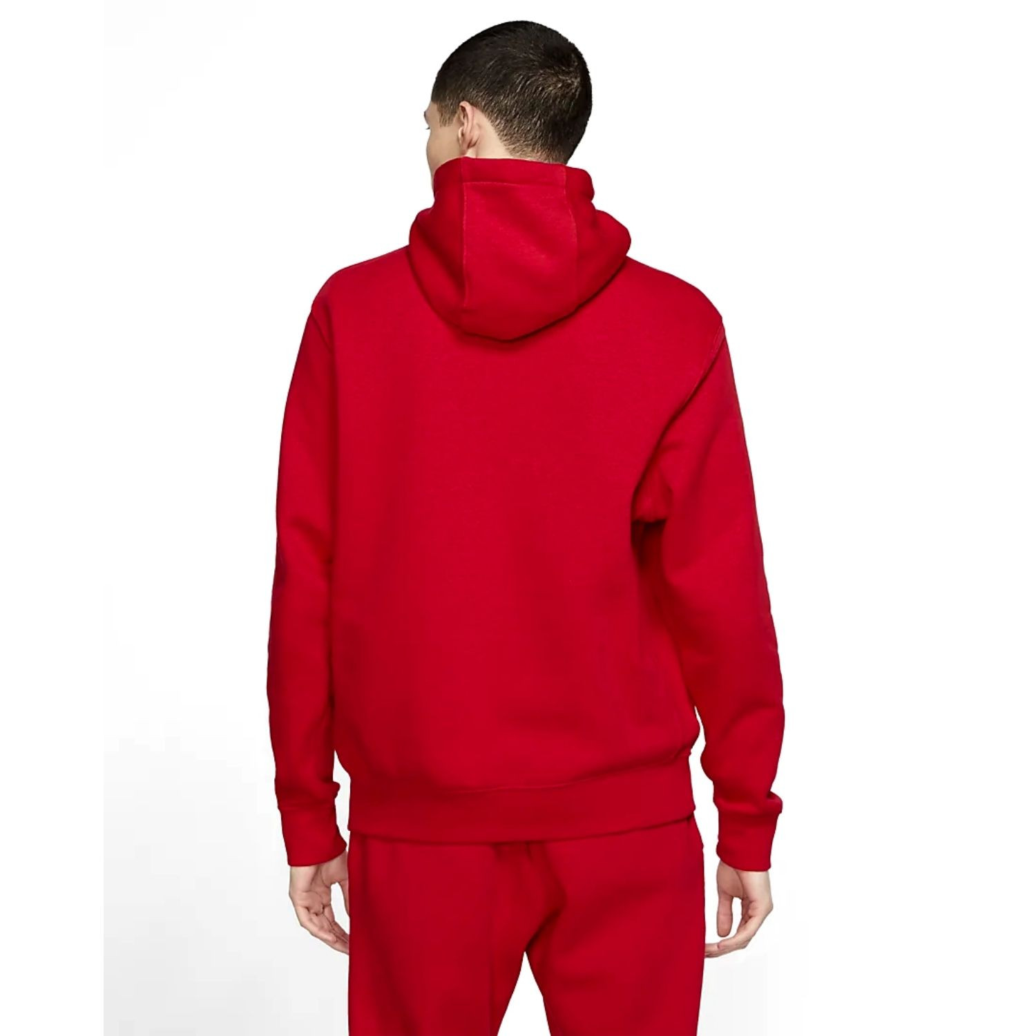 Mikina NIKE M NSW Club Hoodie PO BB GX Red - Mikiny s kapucňou - 3