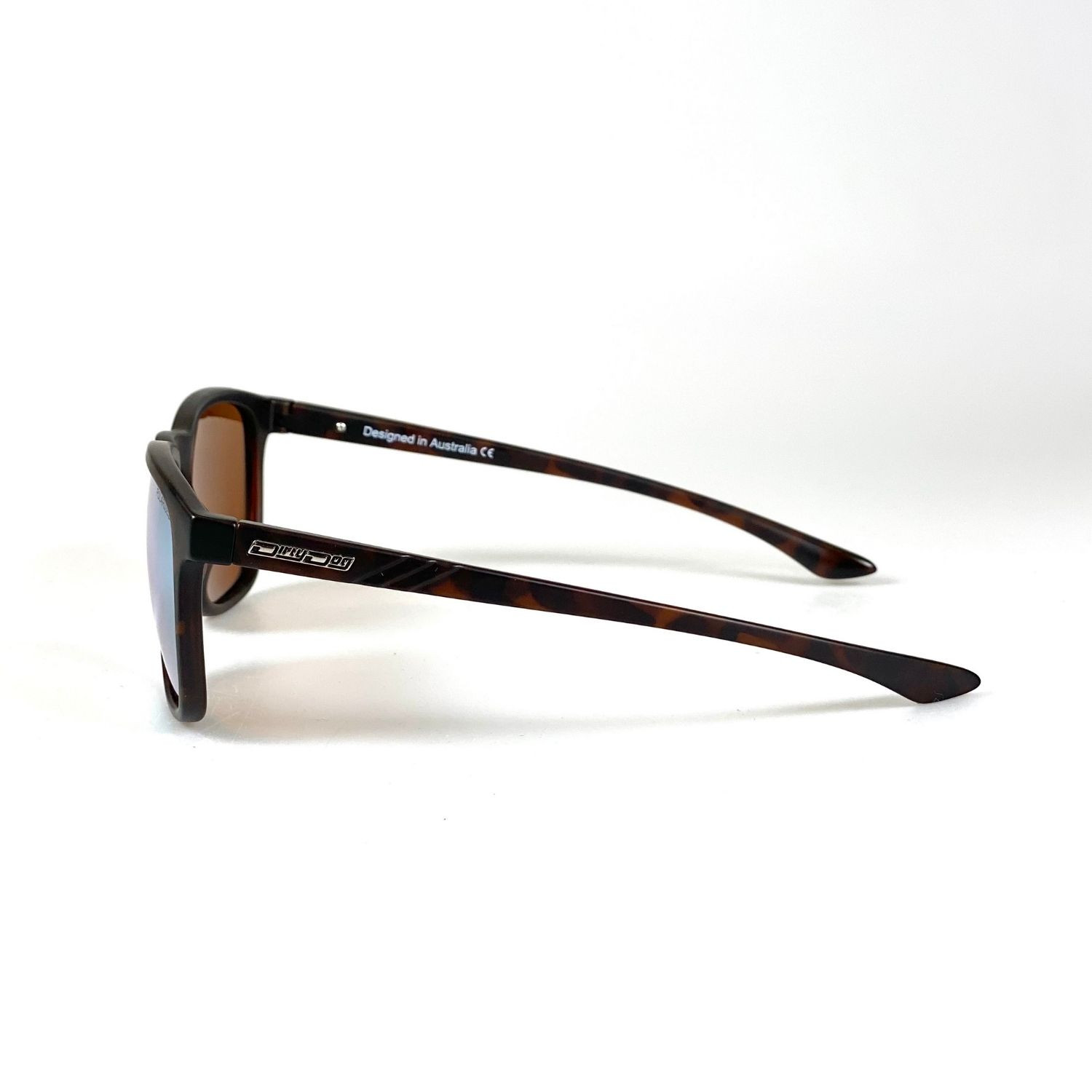 Slnečné okuliare DIRTY DOG Shadow Satin Tort Brown/Gold Mirror Polarised - Slnečné okuliare - 4