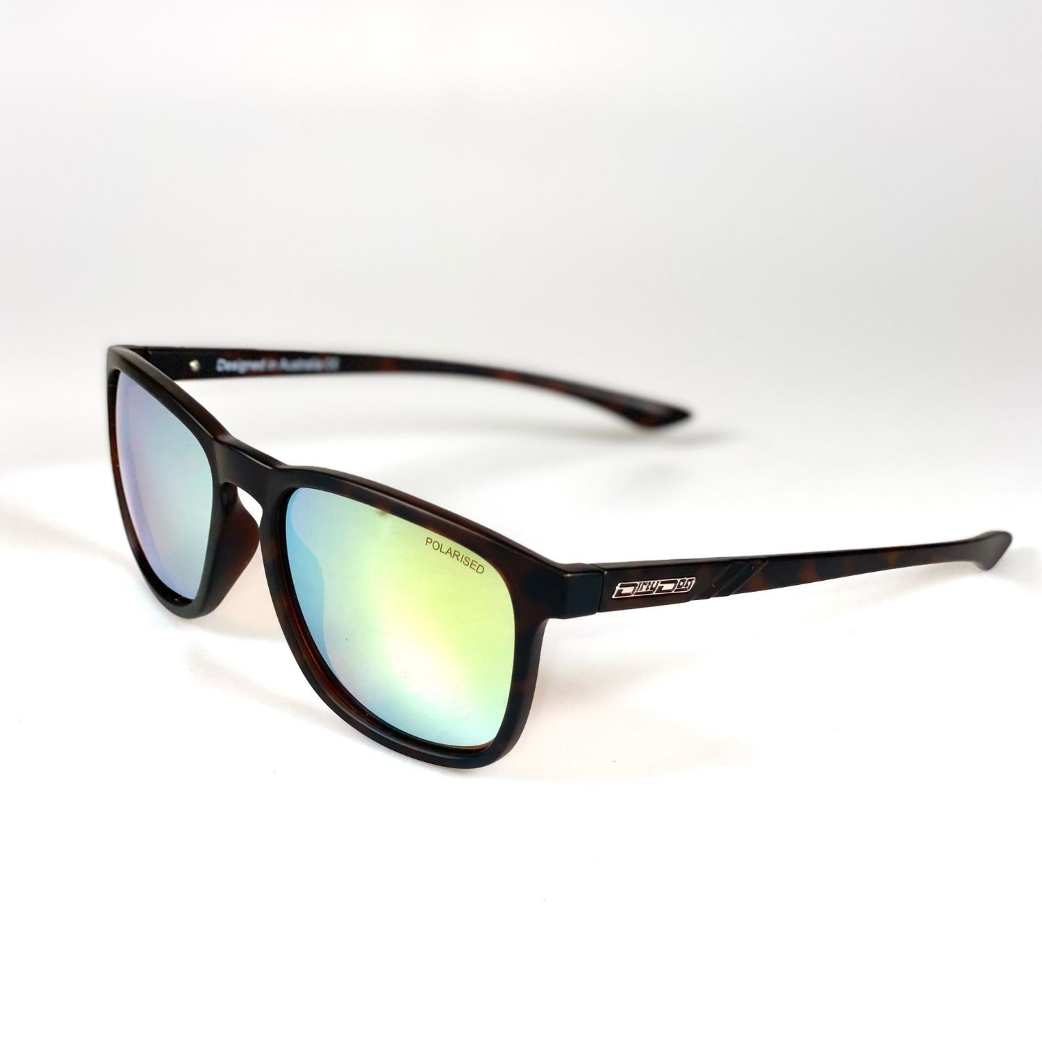Slnečné okuliare DIRTY DOG Shadow Satin Tort Brown/Gold Mirror Polarised - Slnečné okuliare - 3