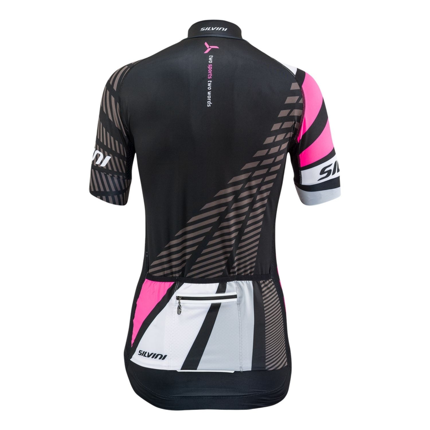 Cyklistický dres SILVINI Team WD1402 Black/Pink - Cyklo vrch - 2