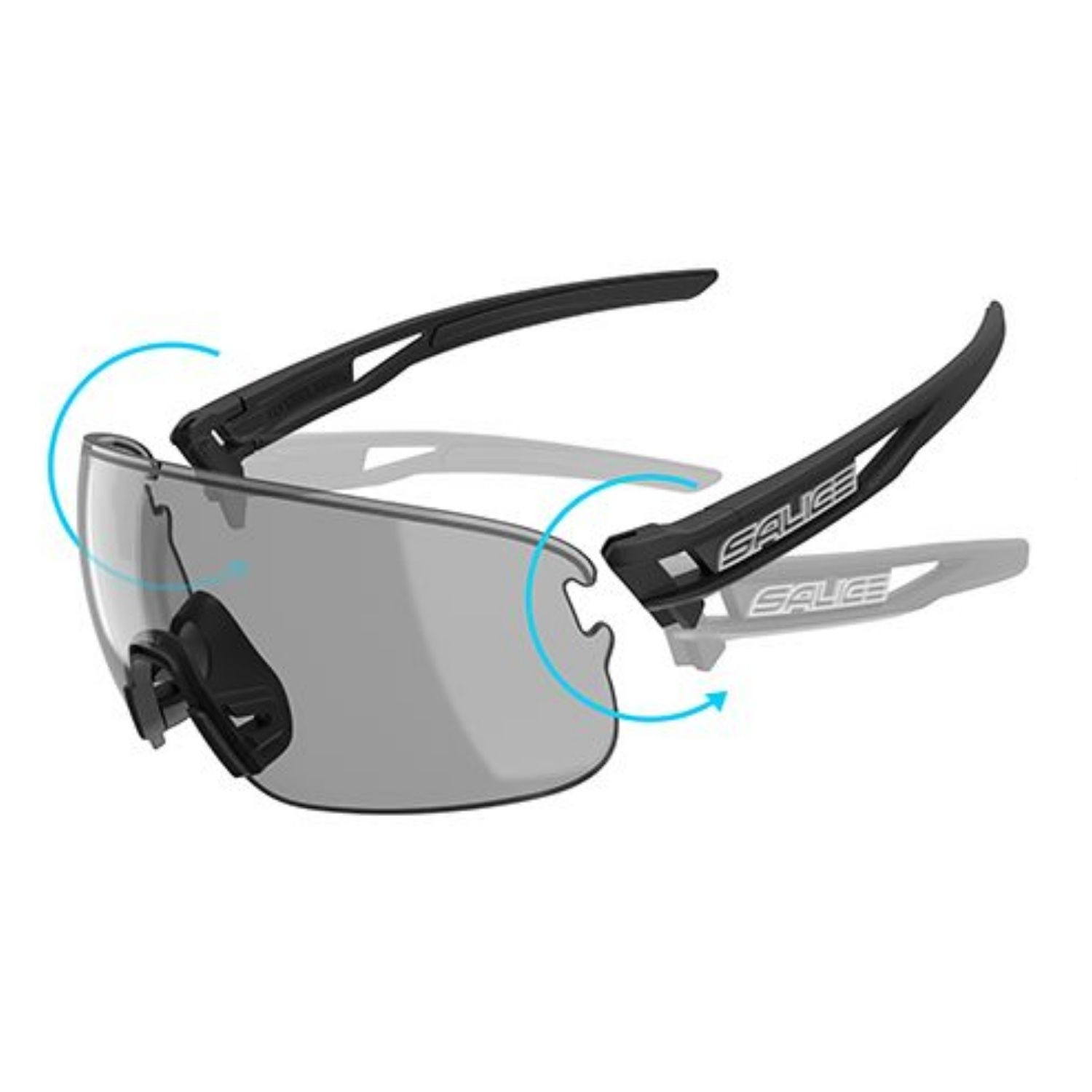 Fotochromatické okuliare SALICE 021 RWX Blue - Cyklistické okuliare - 3