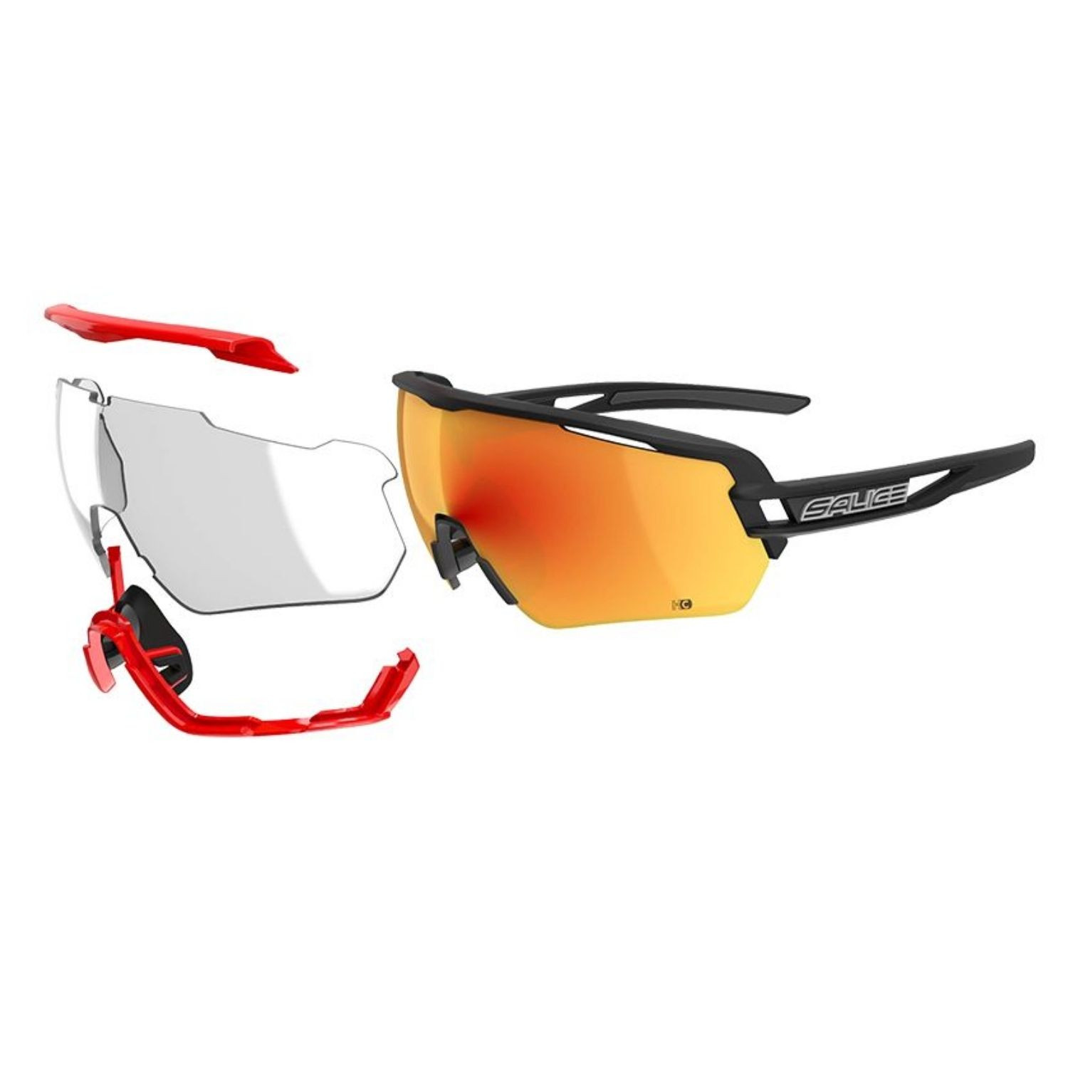 Fotochromatické okuliare SALICE 020 RWX White - Cyklistické okuliare - 2