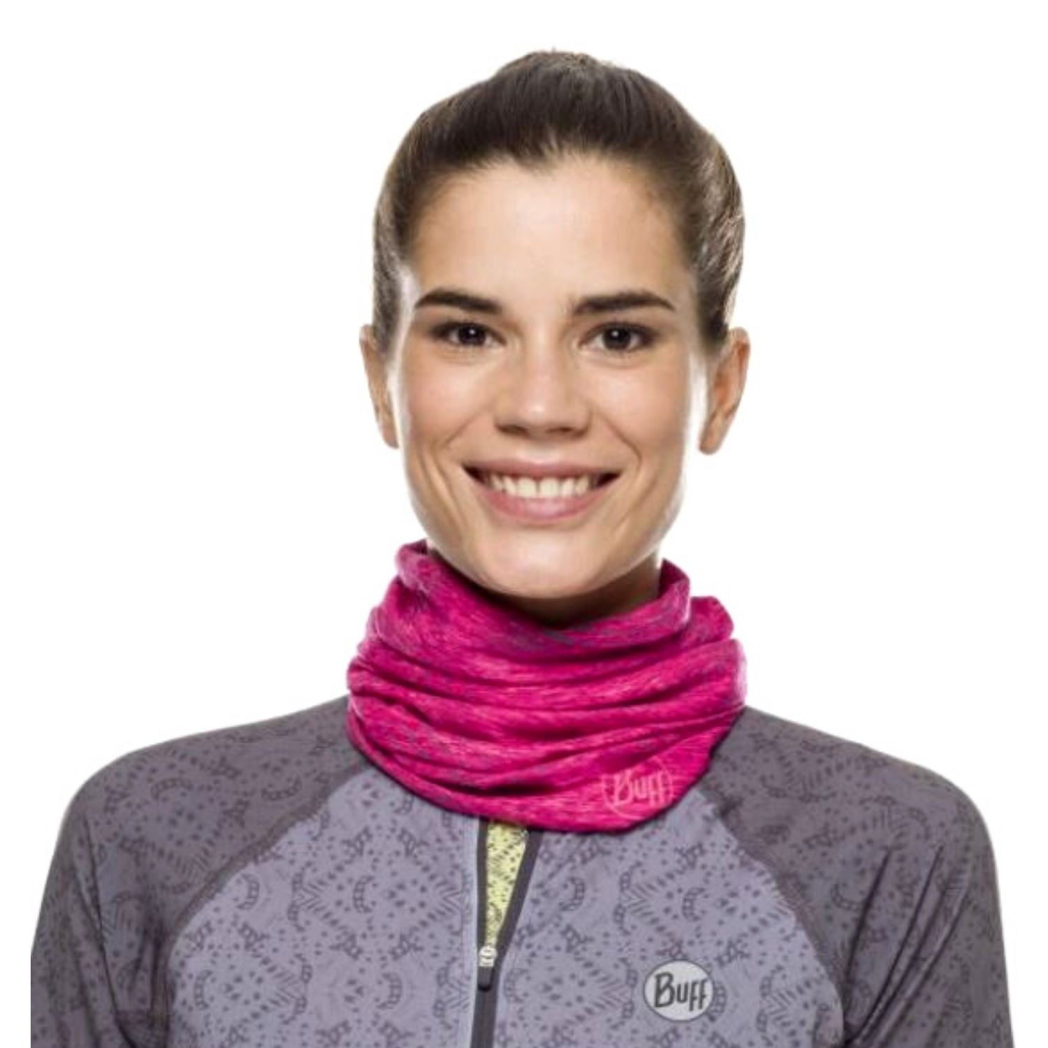 Multifunkčná šatka BUFF Coolnet UV+ Reflective Pink - BUFF - 2