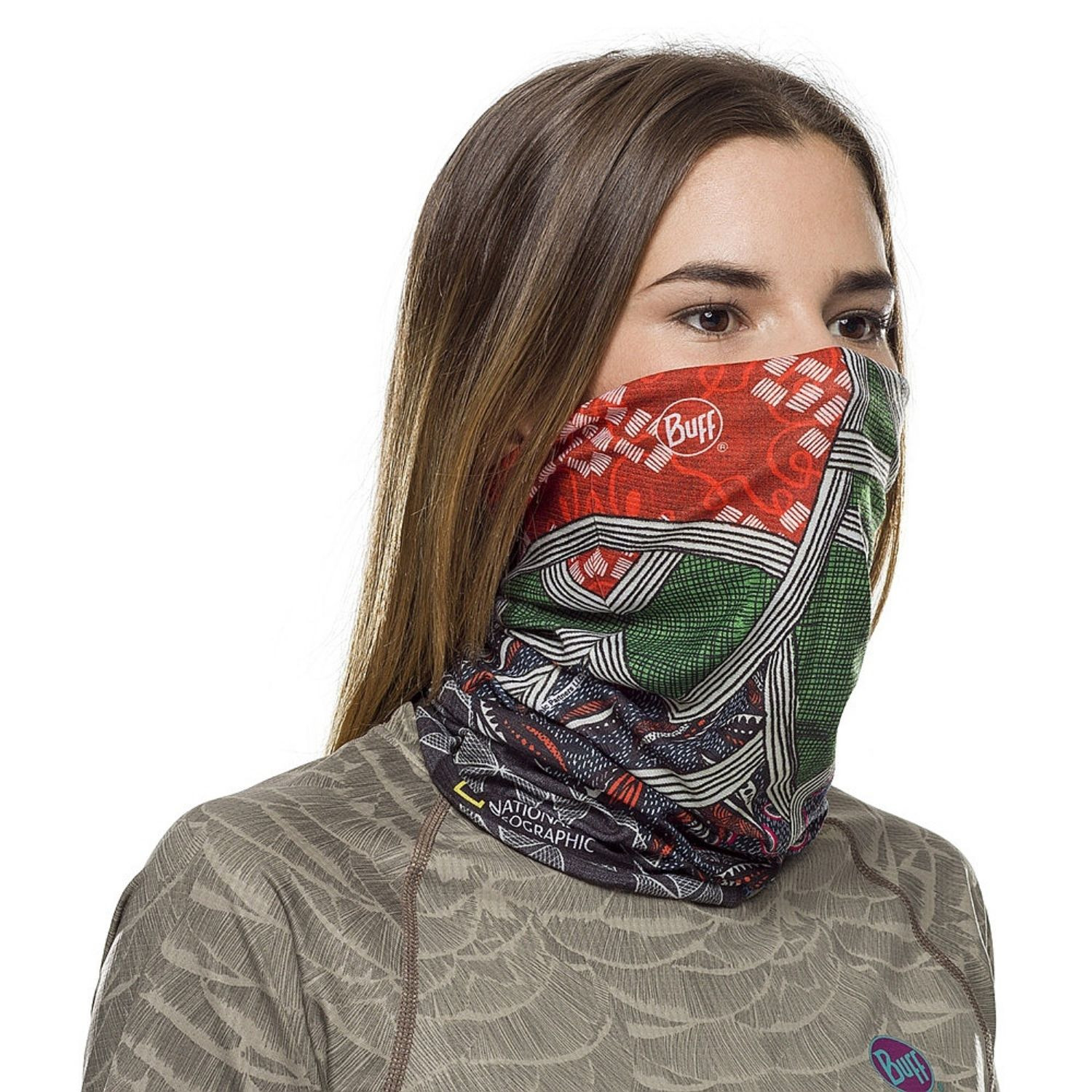 Multifunkčná šatka BUFF Coolnet UV+ National Geographic Kitenge Multi - BUFF - 2