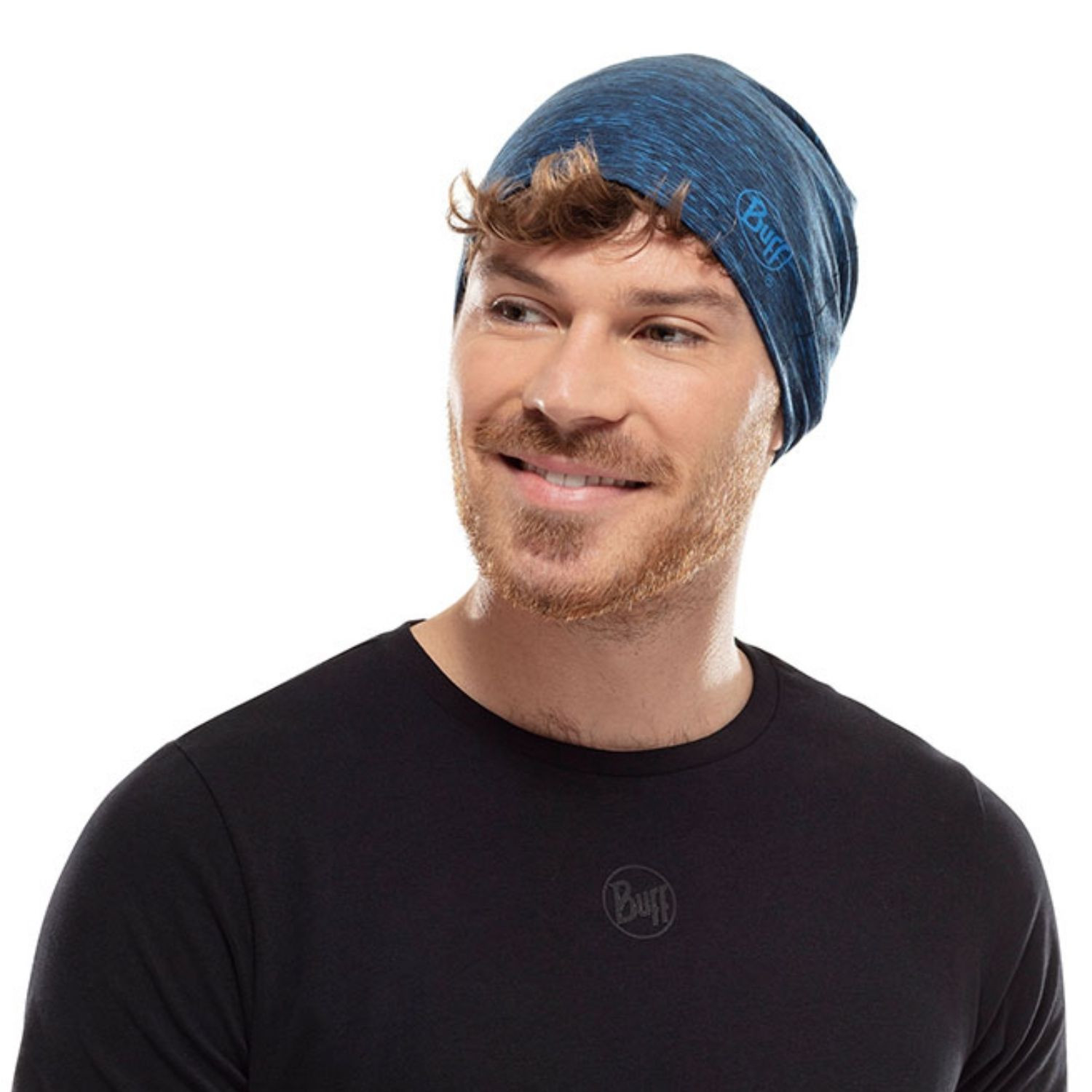 Multifunkčná šatka BUFF Coolnet UV+ Navy HTR - BUFF - 4