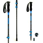 Trekingové palice HIGH COLORADO Sherpa Black/Blue 105 - 135 cm