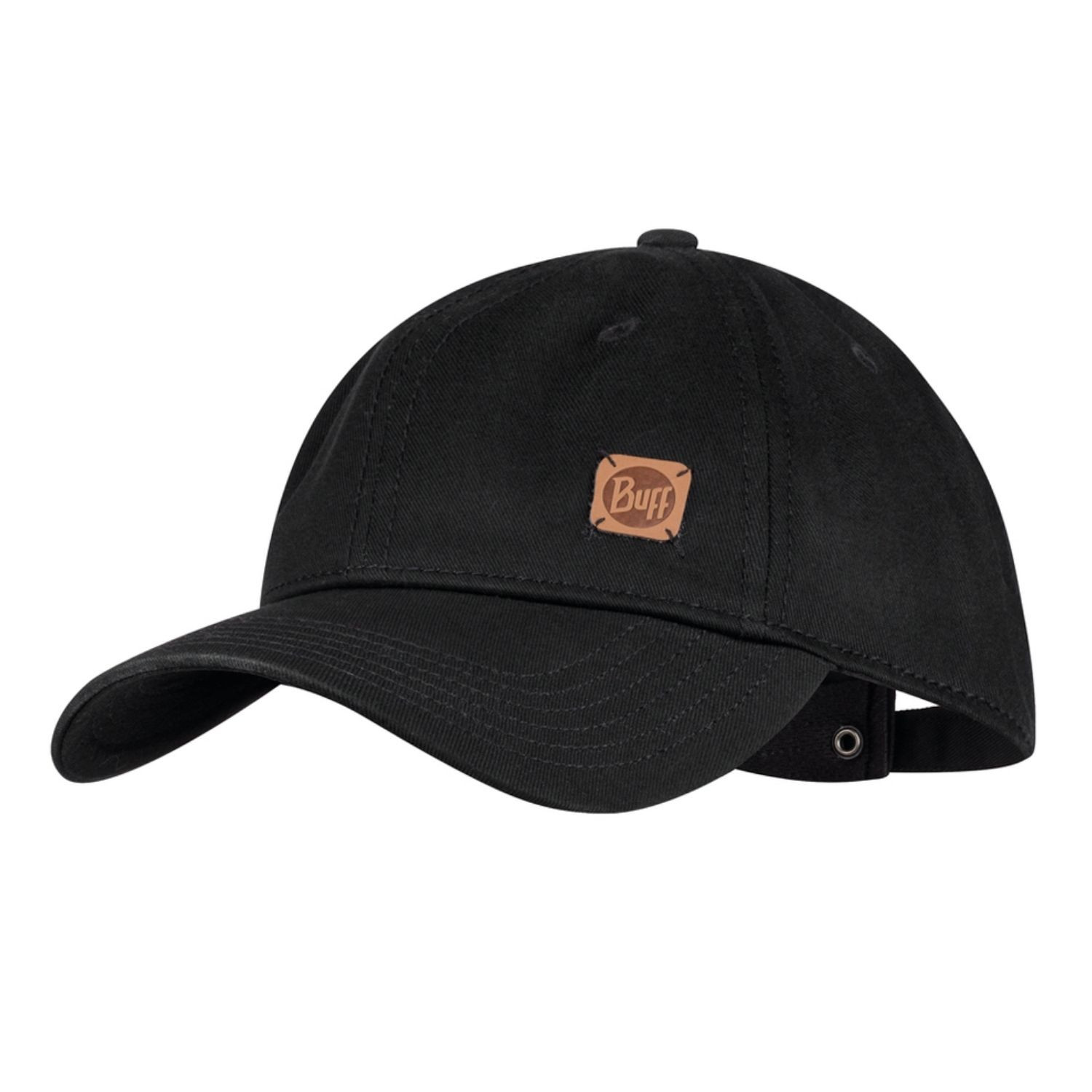Šiltovka BUFF Baseball Cap Solid Black - Šiltovky - 1
