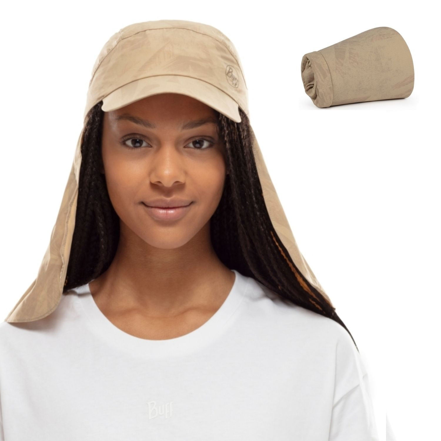 Šiltovka BUFF Pack Sahara Cap Acai Sand - Šiltovky - 3