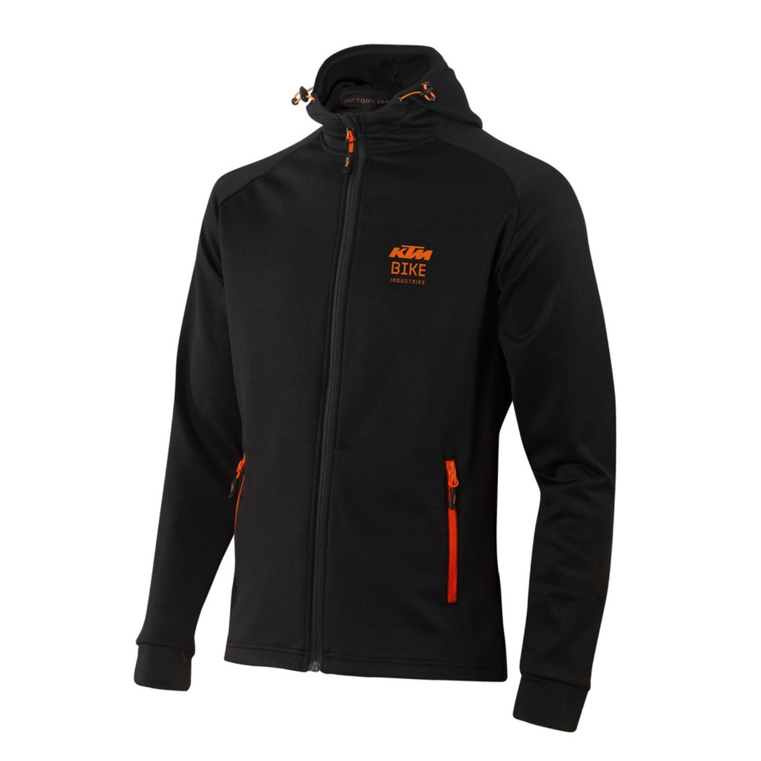 Mikina KTM Factory Team Work Black - Mikiny s kapucňou - 4