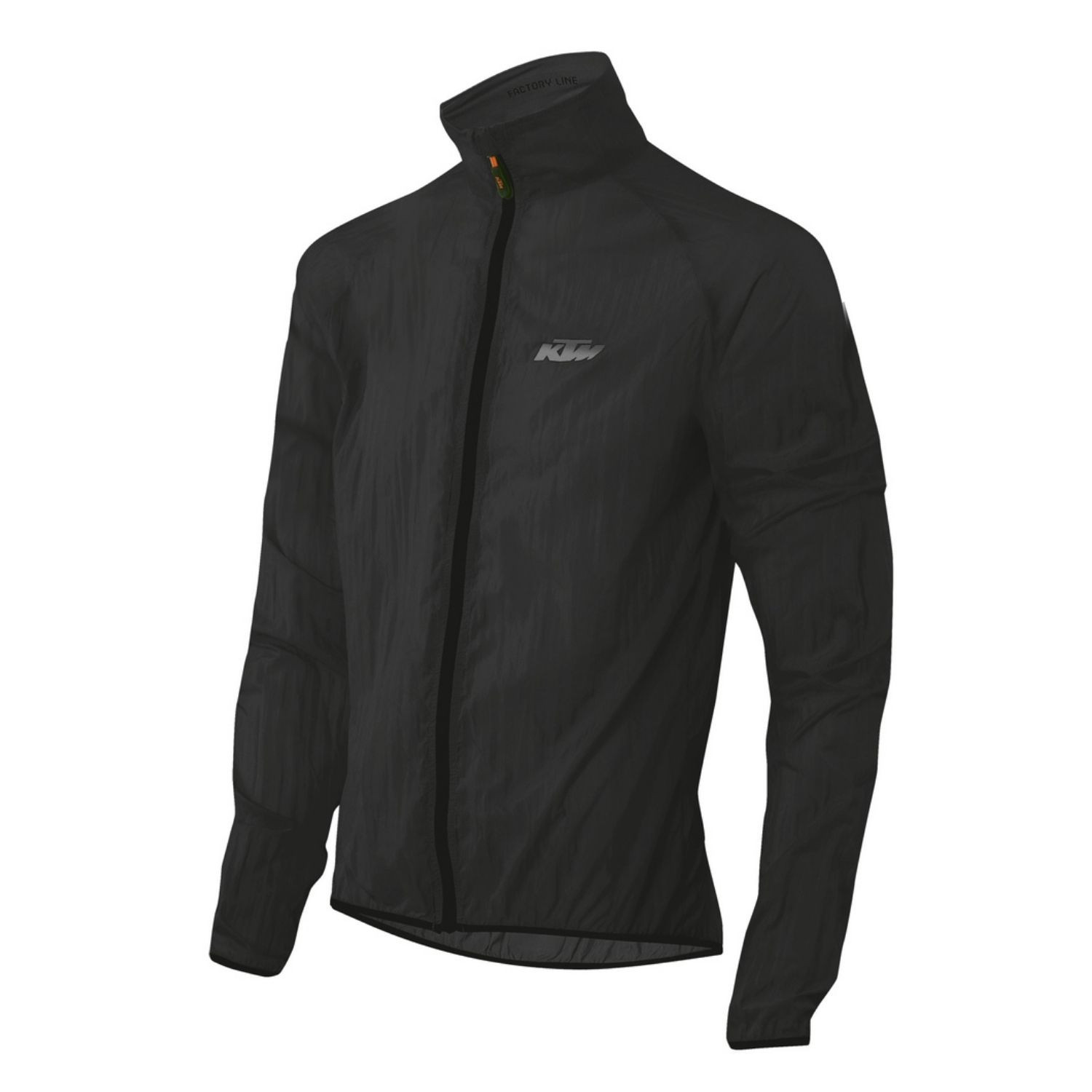 Ultraľahká zbaliteľná bunda KTM Factory Line Windbreaker Black - Cyklo vrch - 5