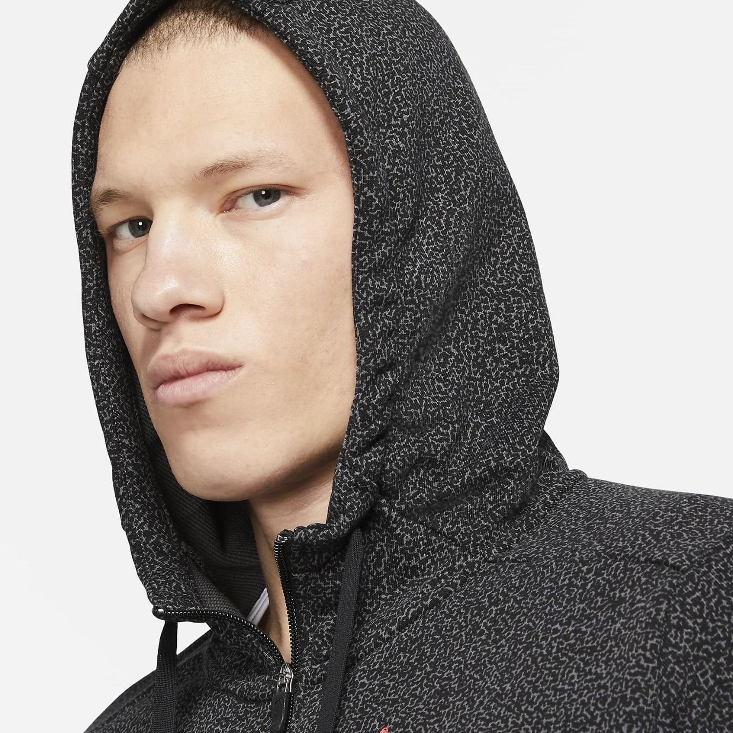 Mikina NIKE Dri-FIT Men's Full-Zip Pr Black - Mikiny s kapucňou - 3