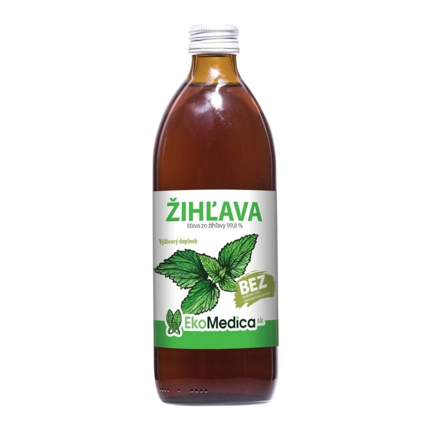 EkoMedica Žihľava 99,8% šťava 500ml - Prírodné liečivé šťavy - 1