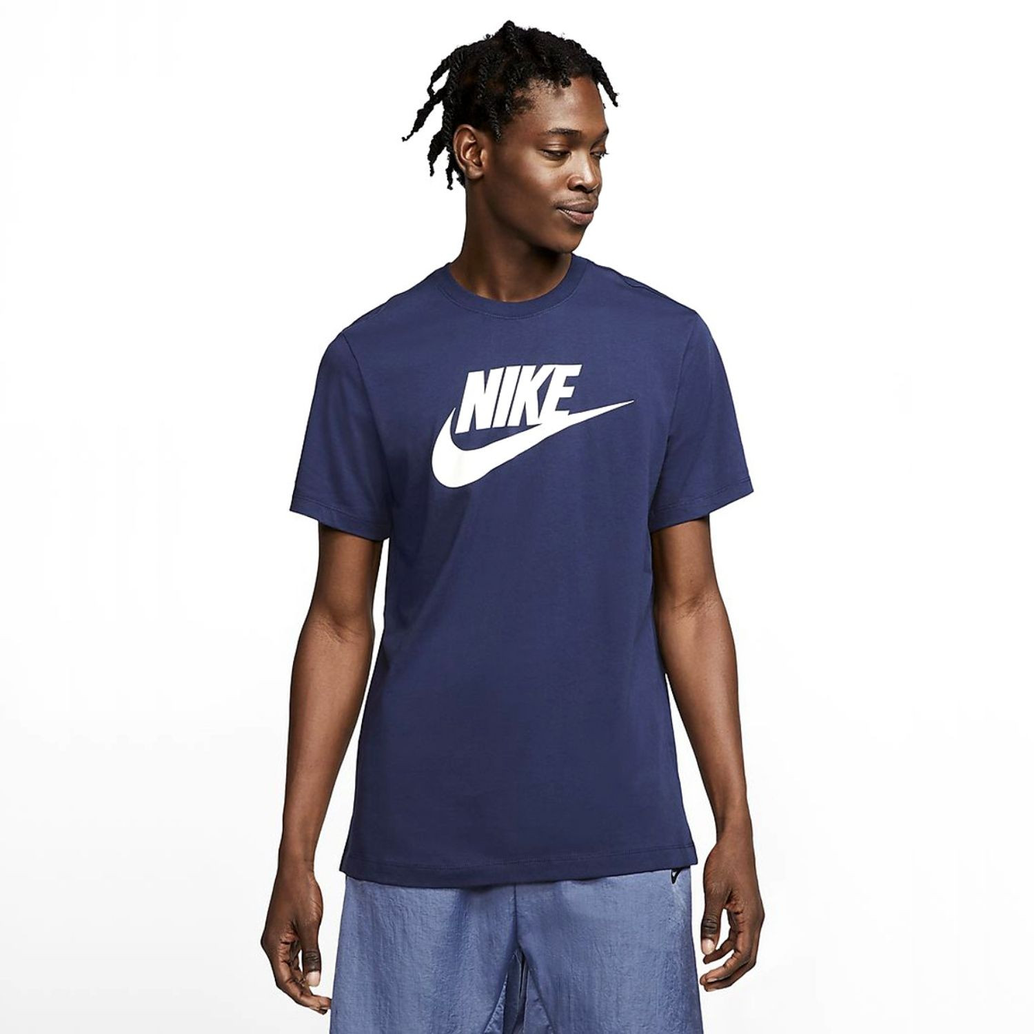 Tričko NIKE NSW Icon Futura Blue - NIKE - 1