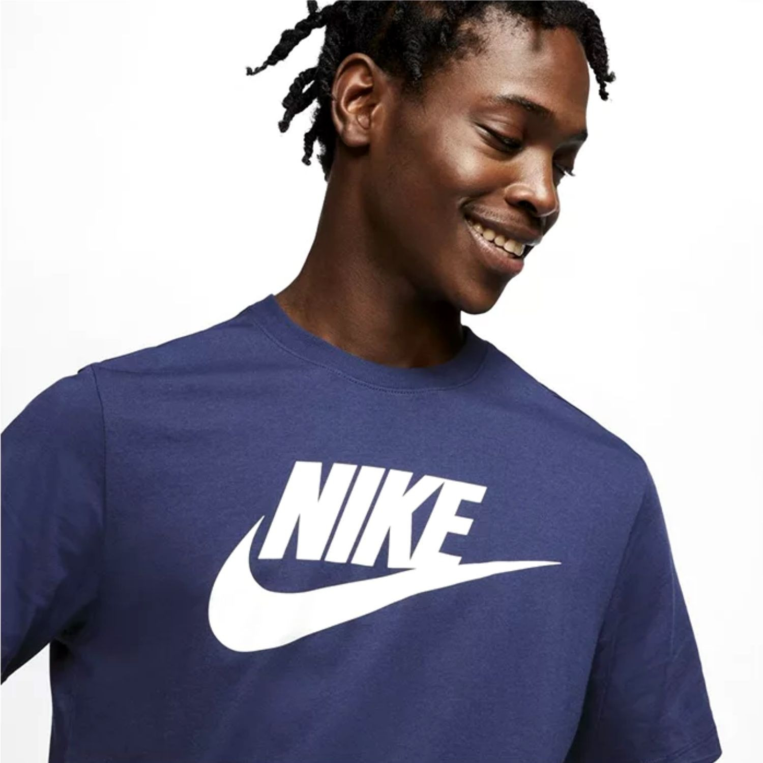 Tričko NIKE NSW Icon Futura Blue - NIKE - 2