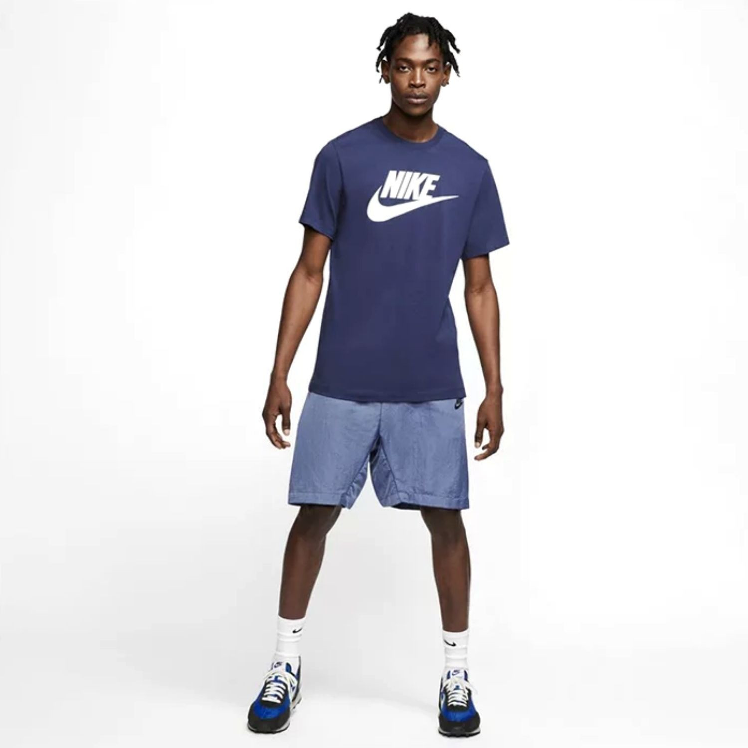 Tričko NIKE NSW Icon Futura Blue - NIKE - 3