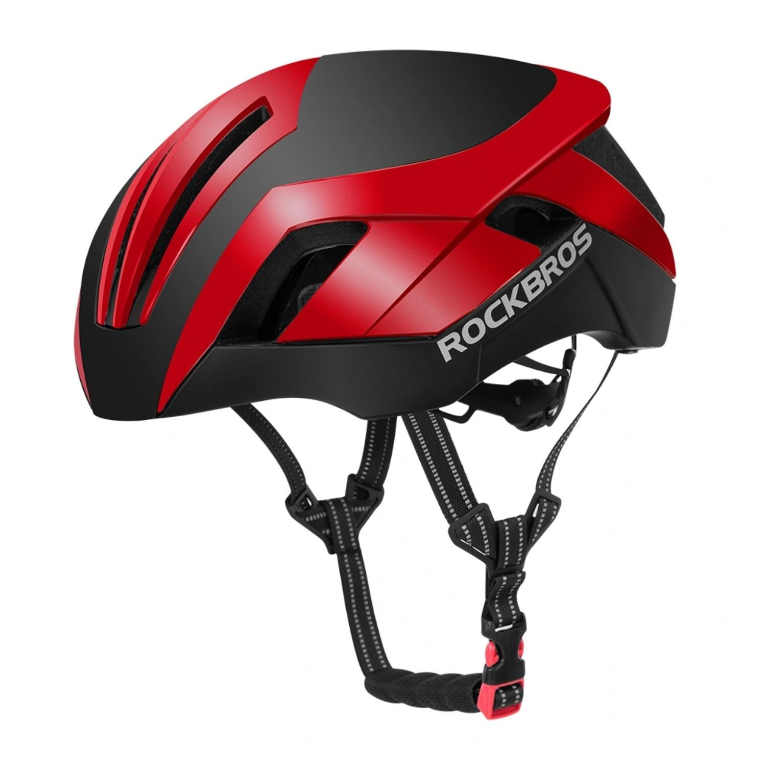 Cyklistická prilba ROCKBROS TT-30 Black/Red - Prilby pre dospelých - 3
