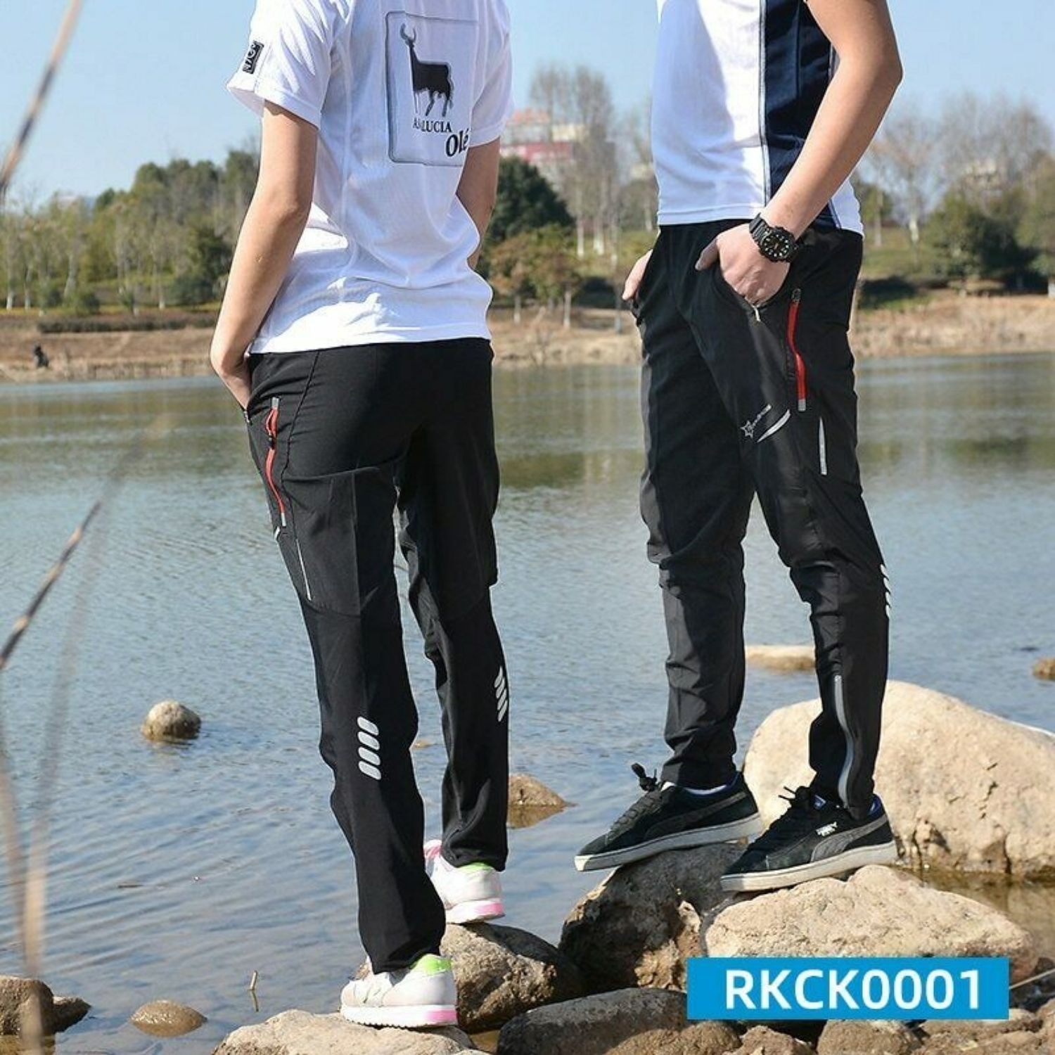 Nohavice ROCKBROS Tech Black - Nohavice na bežky a skialp - 4