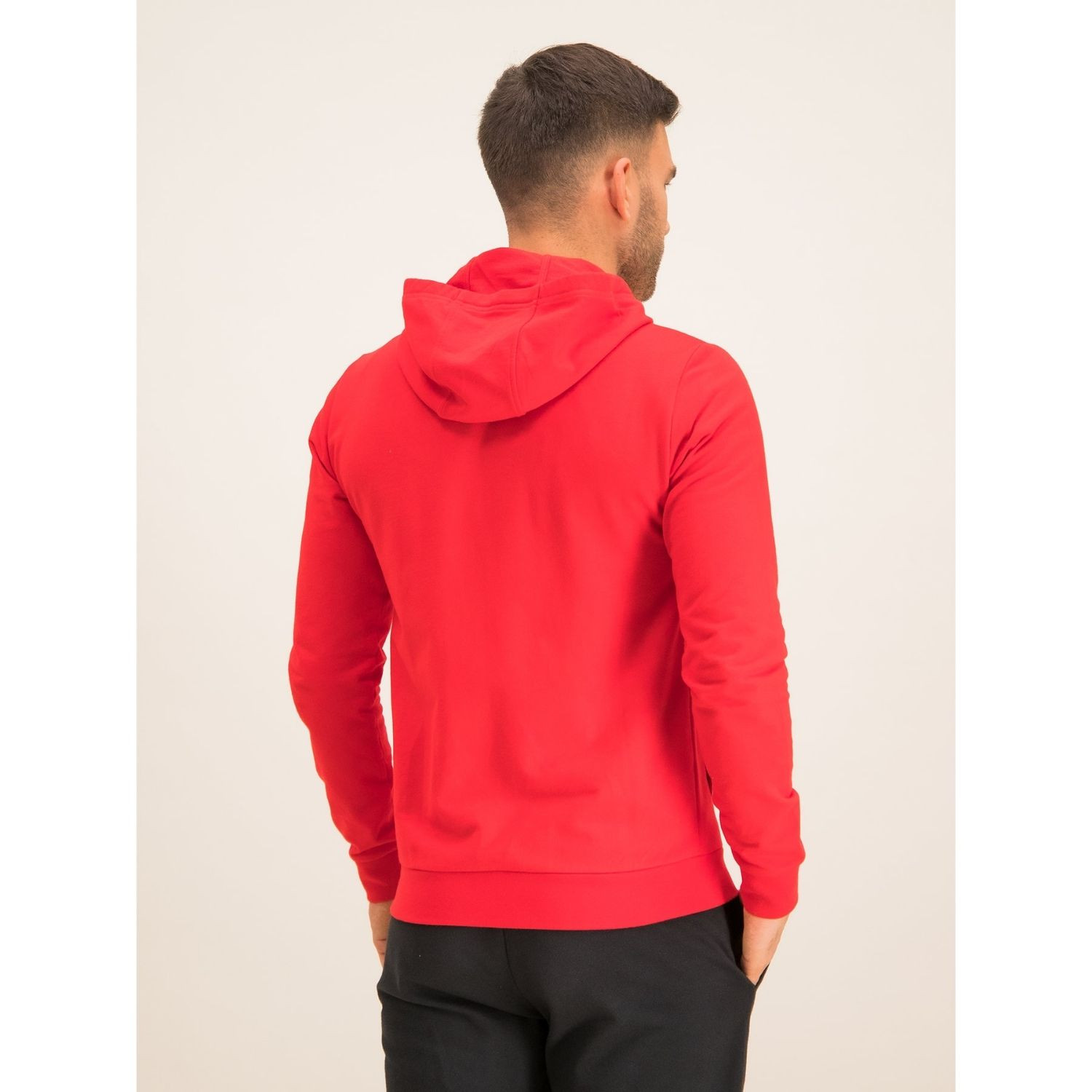 Mikina EA7 EMPORIO ARMANI Red - Mikiny s kapucňou - 3