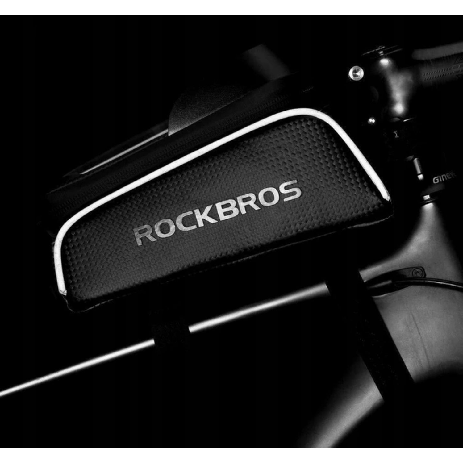 Taška na rám ROCKBROS 017-1BK COVER s puzdrom na mobil - Cyklo tašky - 5