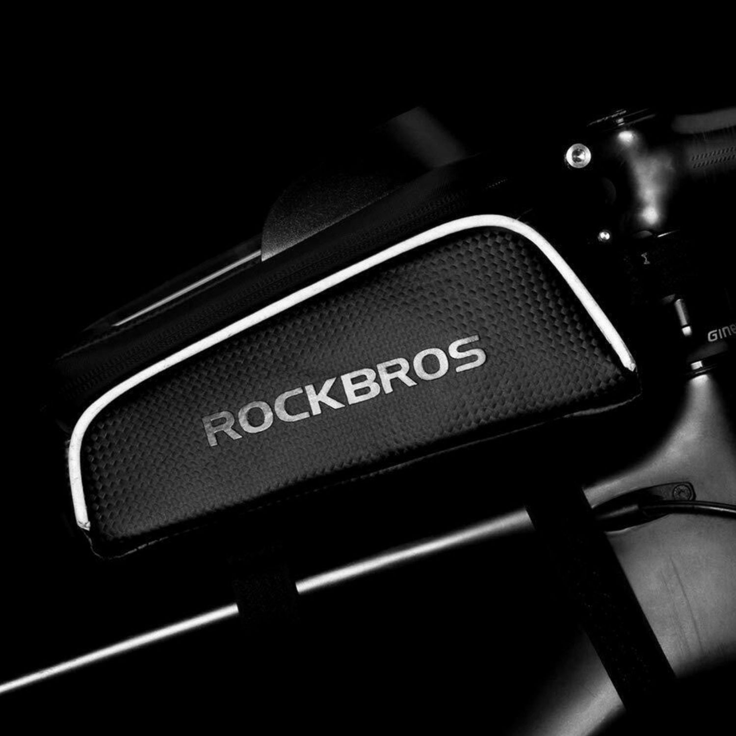 Taška na rám ROCKBROS 017-3BK s puzdrom na mobil - Cyklo tašky - 3