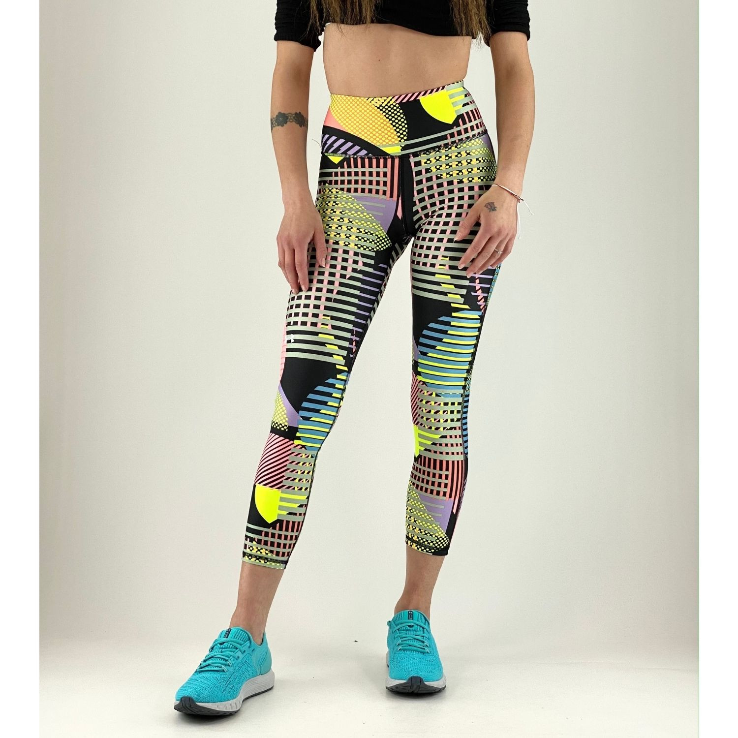Legíny UNDER ARMOUR HG ARMR GEO PRINT 7/8 Black - Legíny - 2