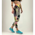 Legíny UNDER ARMOUR HG ARMR GEO PRINT 7/8 Black
