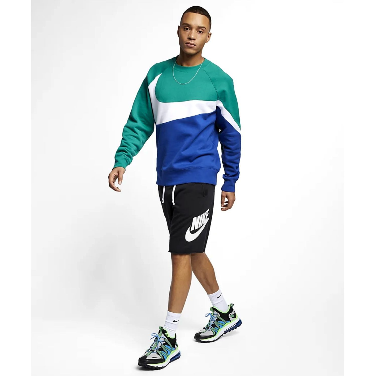 Šortky NIKE Sportswear Alumni Black - Kraťasy & Šortky - 5