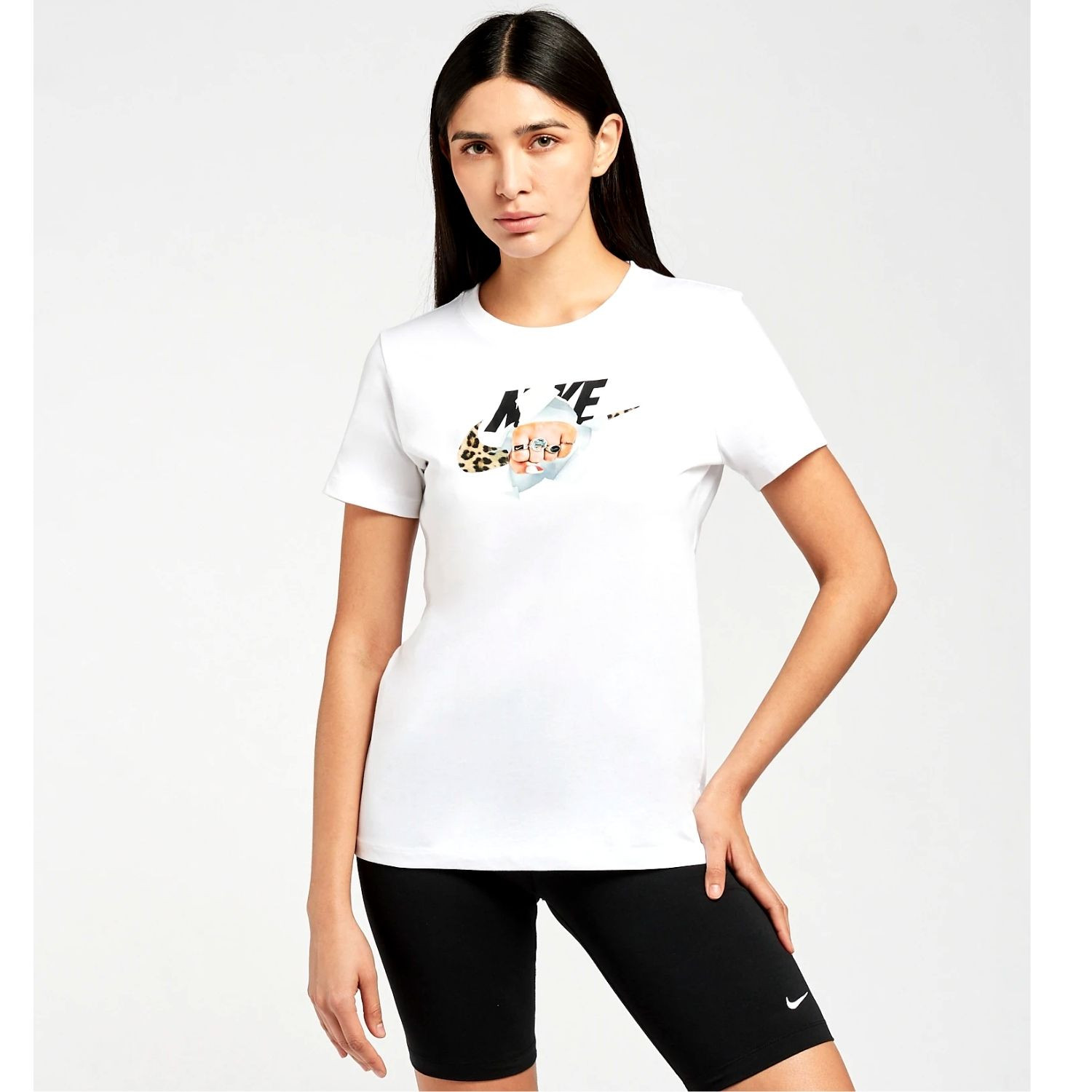 Tričko NIKE Sportswear Fierce Tee White - Dámske oblečenie - 1