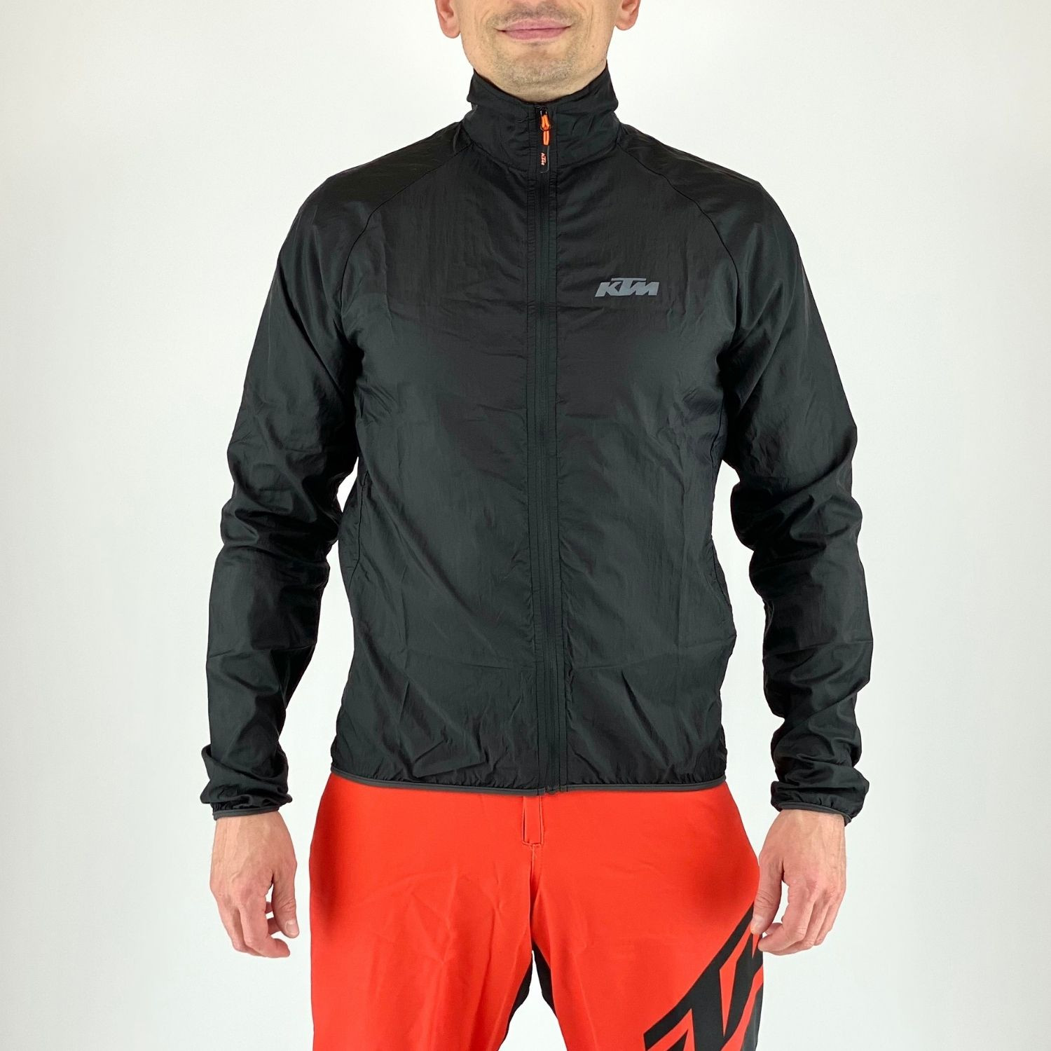Ultraľahká zbaliteľná bunda KTM Factory Line Windbreaker Black - Cyklo vrch - 2