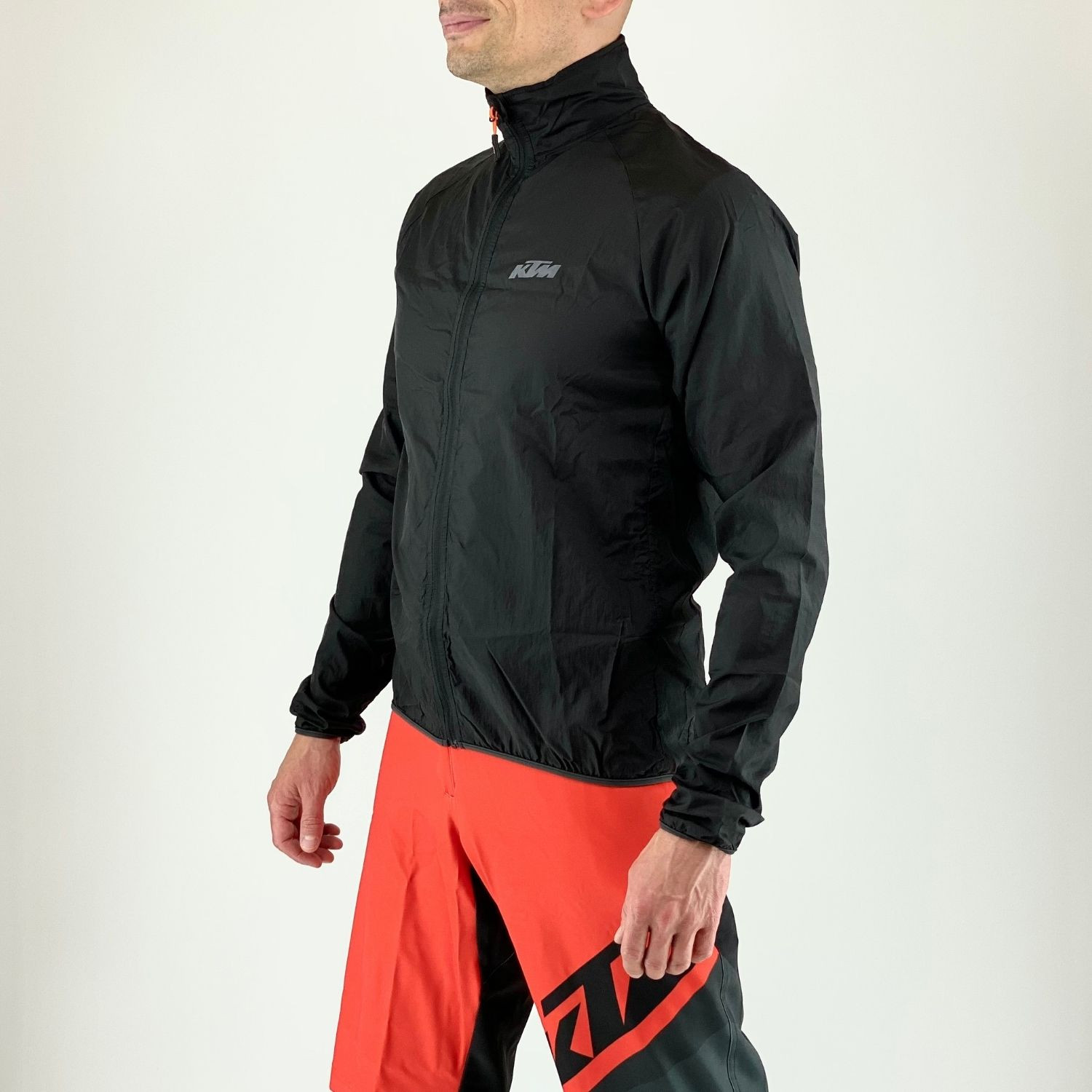 Ultraľahká zbaliteľná bunda KTM Factory Line Windbreaker Black - Cyklo vrch - 3