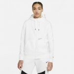 Mikina NIKE W NSW Essntl FZ Hoodie PRNT White