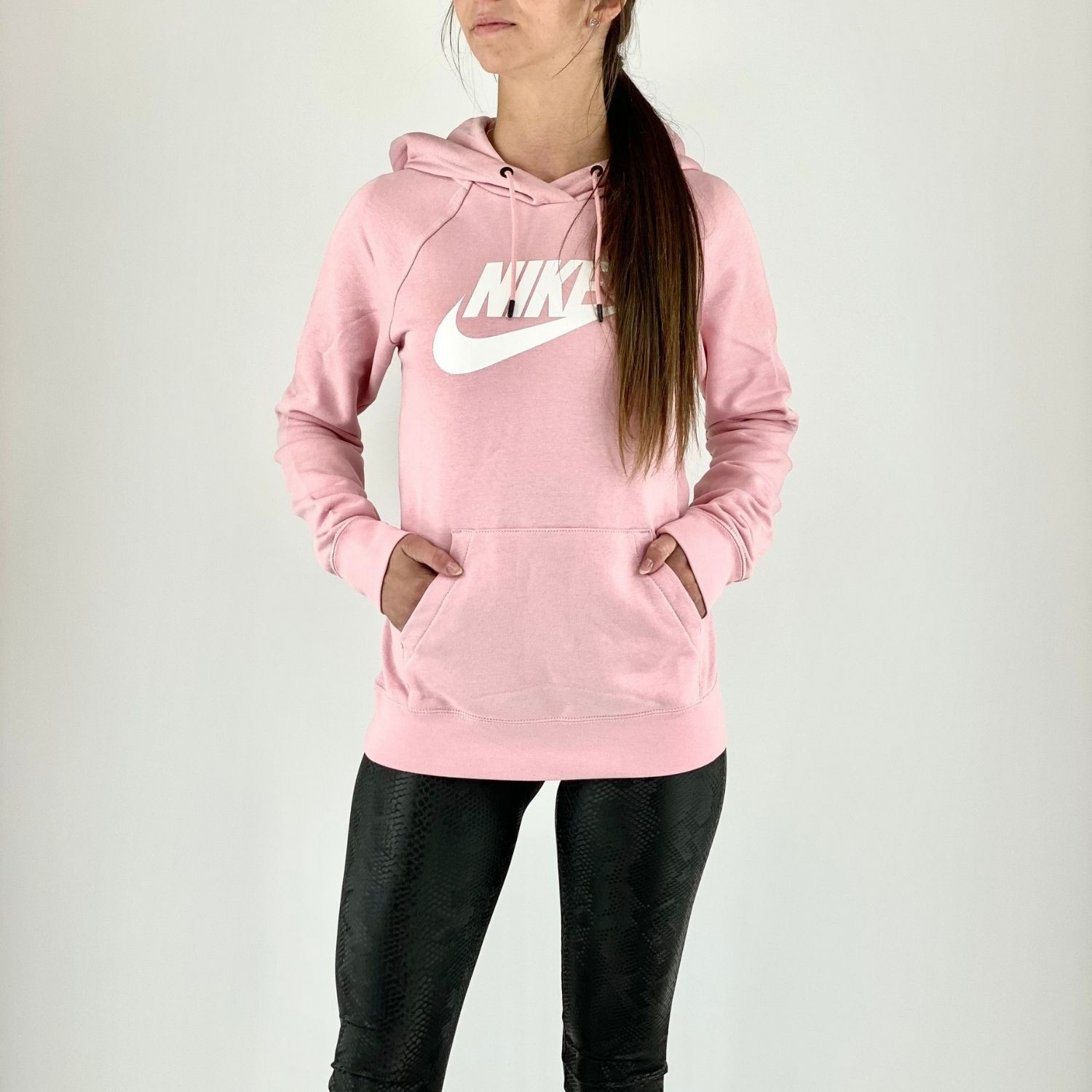 Mikina NIKE W NSW Essntl FLC GX Hoodie - Mikiny s kapucňou - 1