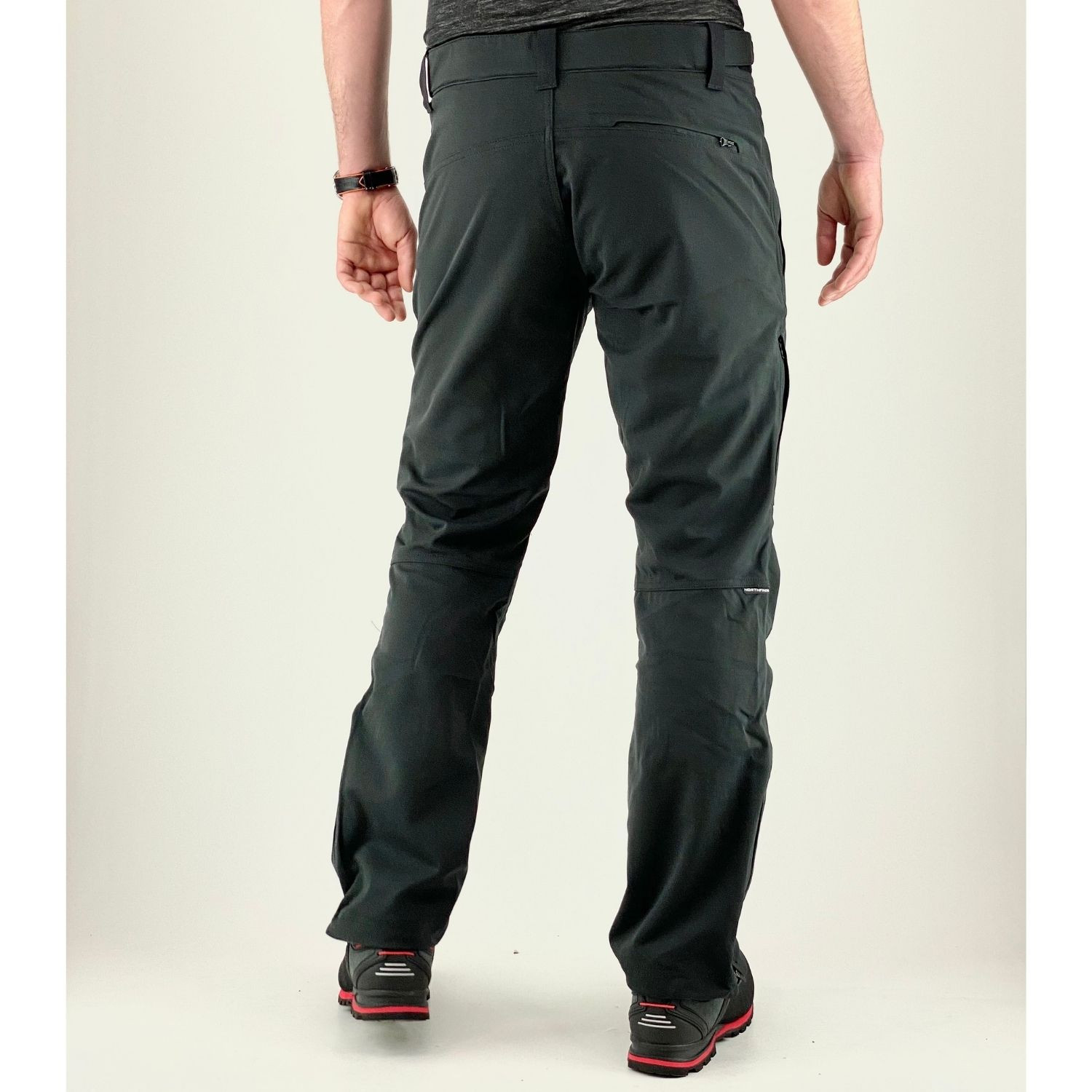 Nohavice NORTHFINDER Sitno Black - Turistické nohavice - 2