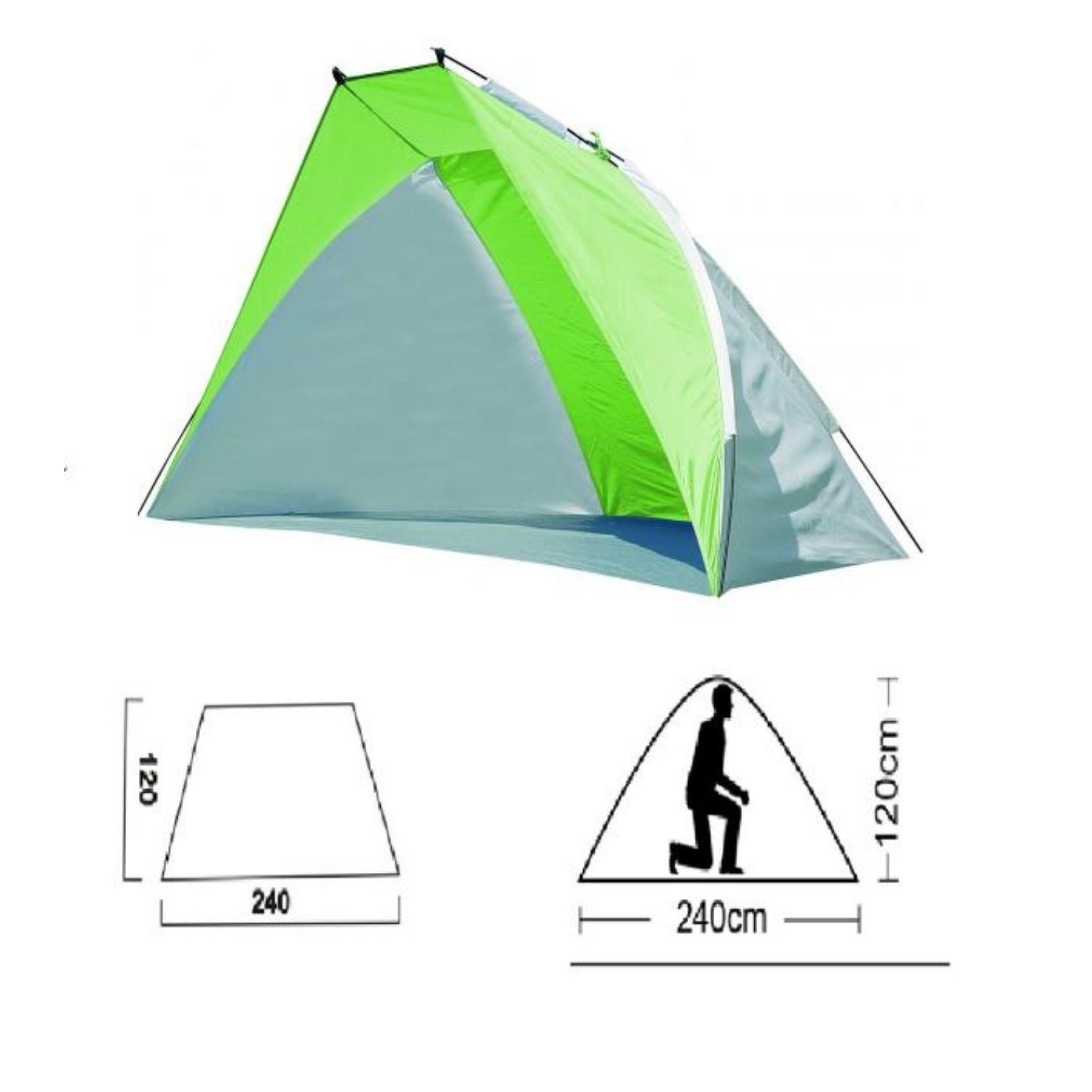 Stan HIGH COLORADO Sol Green / Grey - DOPLNKY - 1
