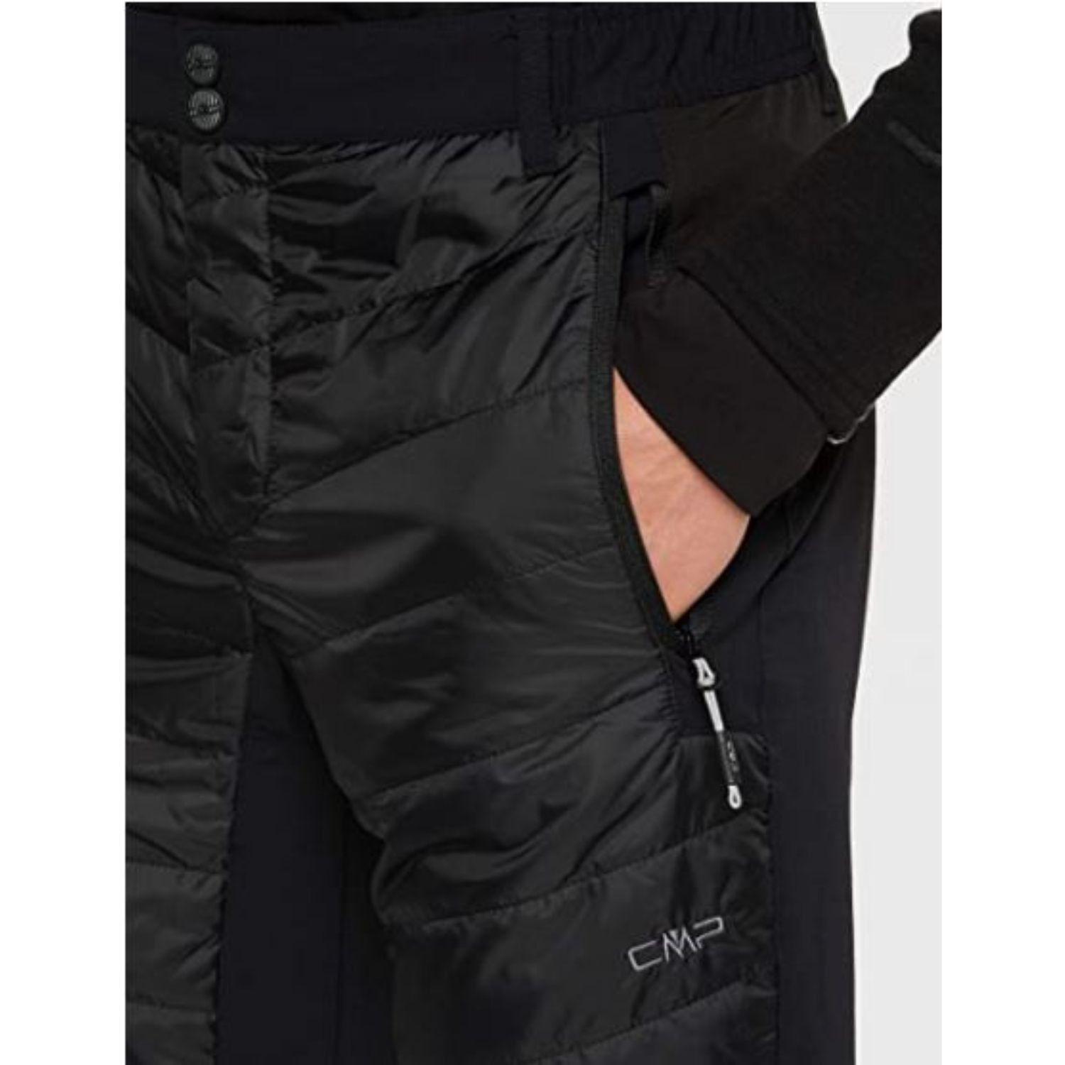 Zateplené nohavice CAMPAGNOLO Ripstop Primaloft Black - Zateplené nohavice - 6