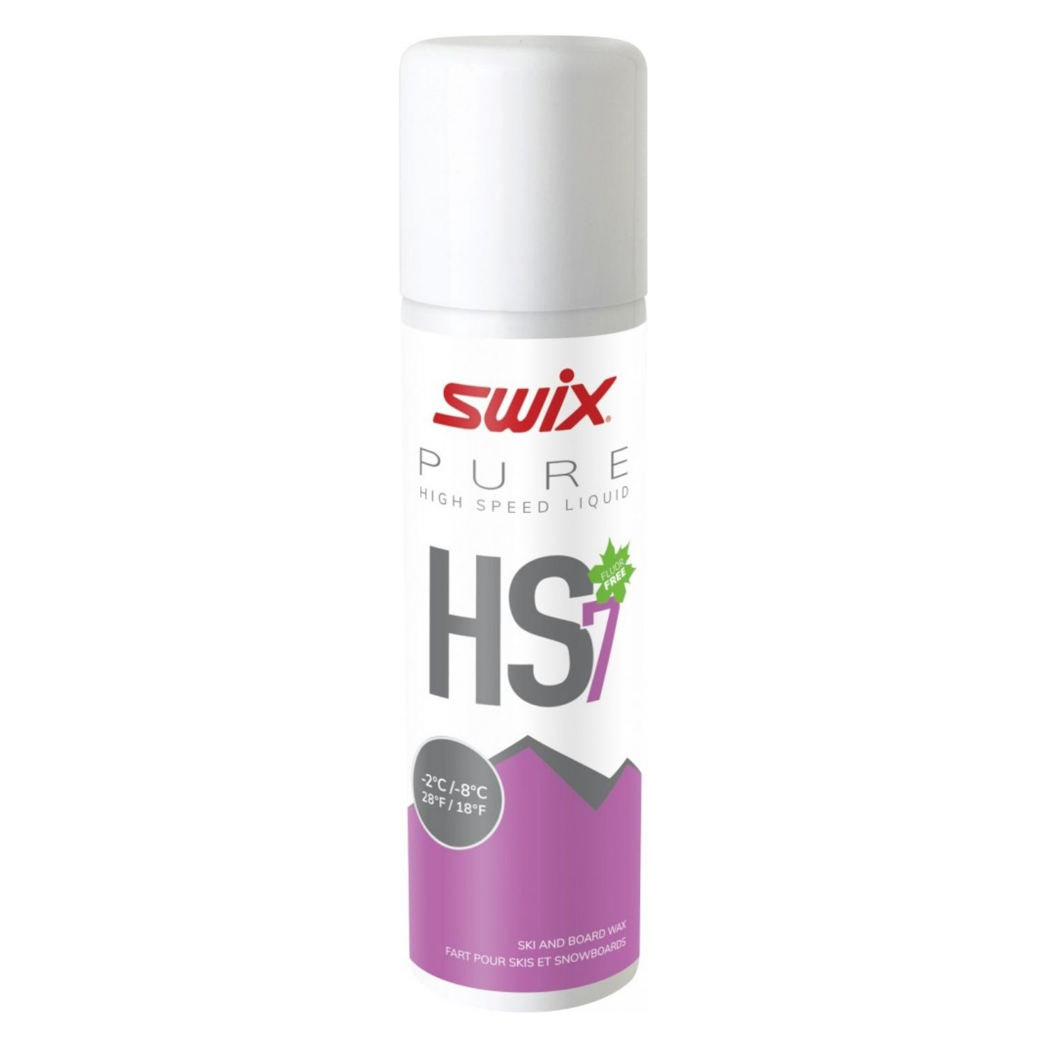 Vosk SWIX HS7 Liquid Violet 125 ml (-2°C / -7°C) - Vosky / Čističe - 1
