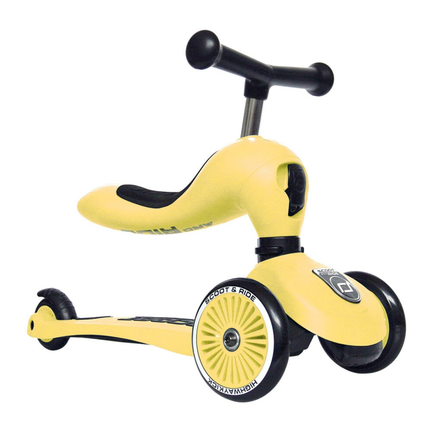 Kolobežka/odrážadlo SCOOT & RIDE Highwaykick 1 Lemon - Deti - 3