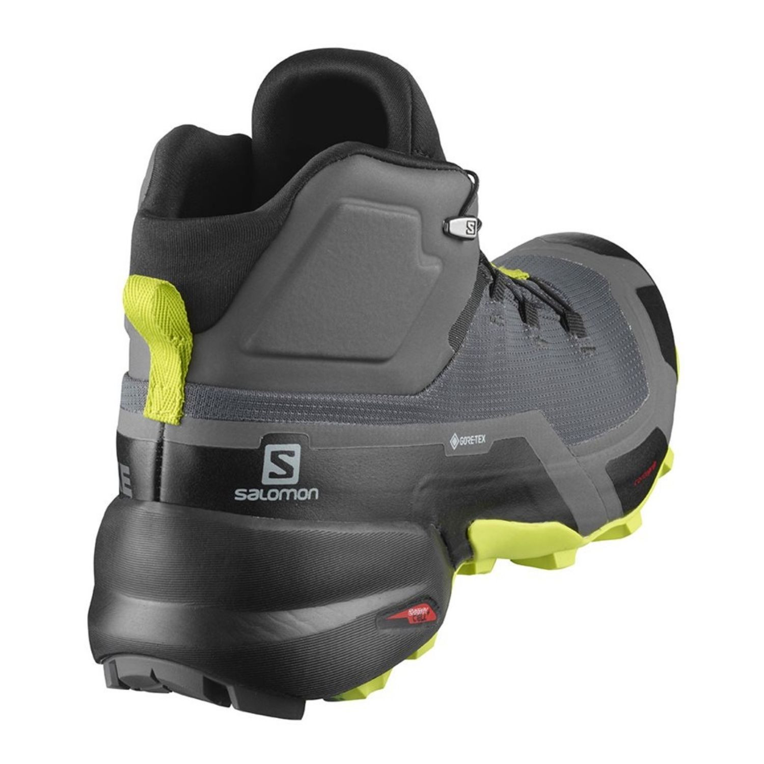Topánky SALOMON Cross Hike Mid GTX Grey/Yellow - Turistická obuv - 2