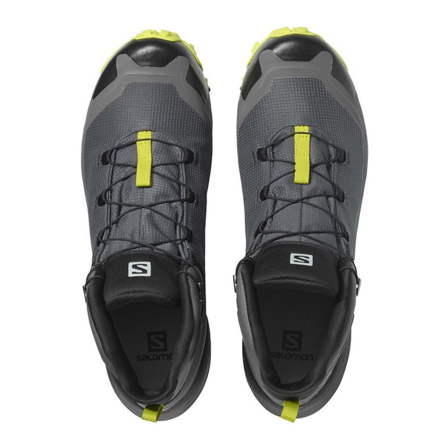Topánky SALOMON Cross Hike Mid GTX Grey/Yellow - Turistická obuv - 3