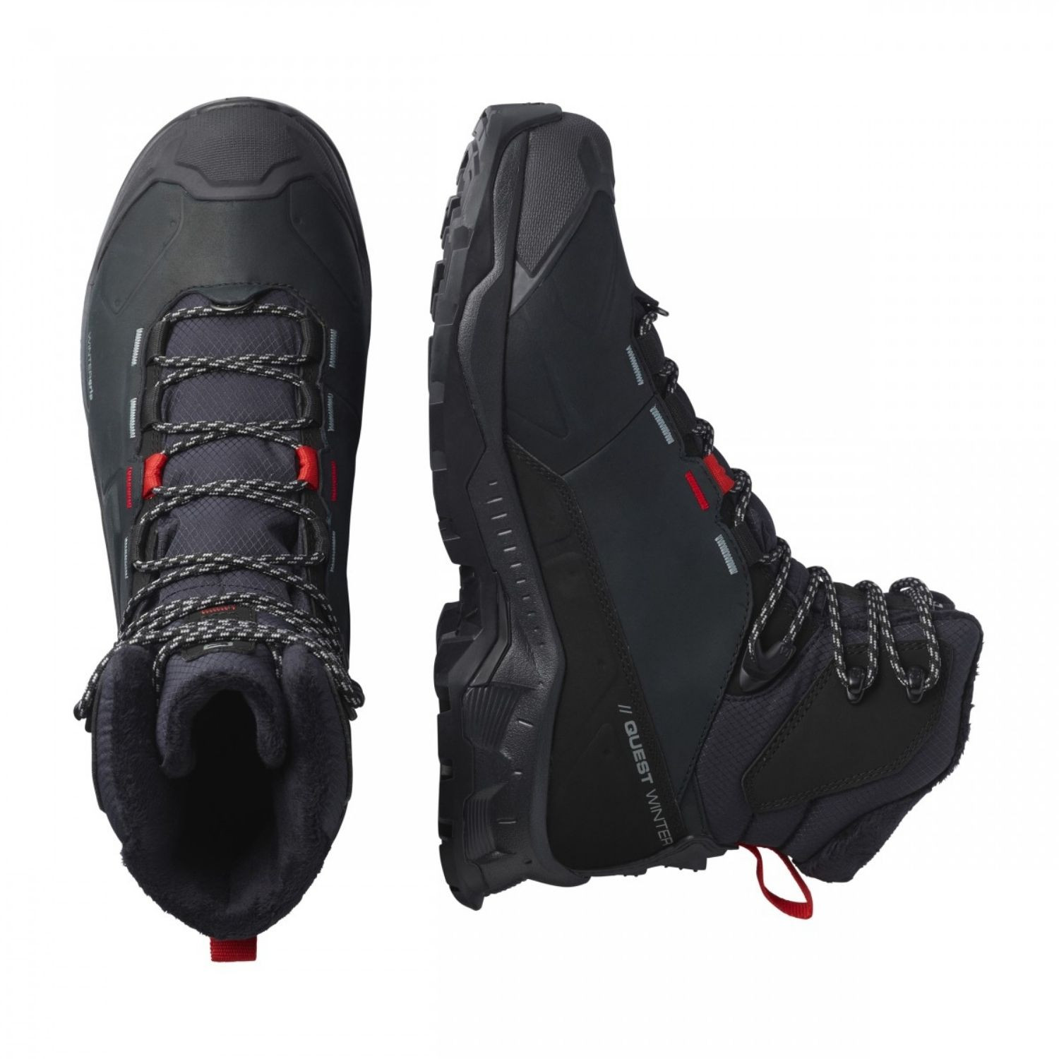Zimná obuv SALOMON Quest Winter TS CSWP Black/Goji - Zimná obuv - 6