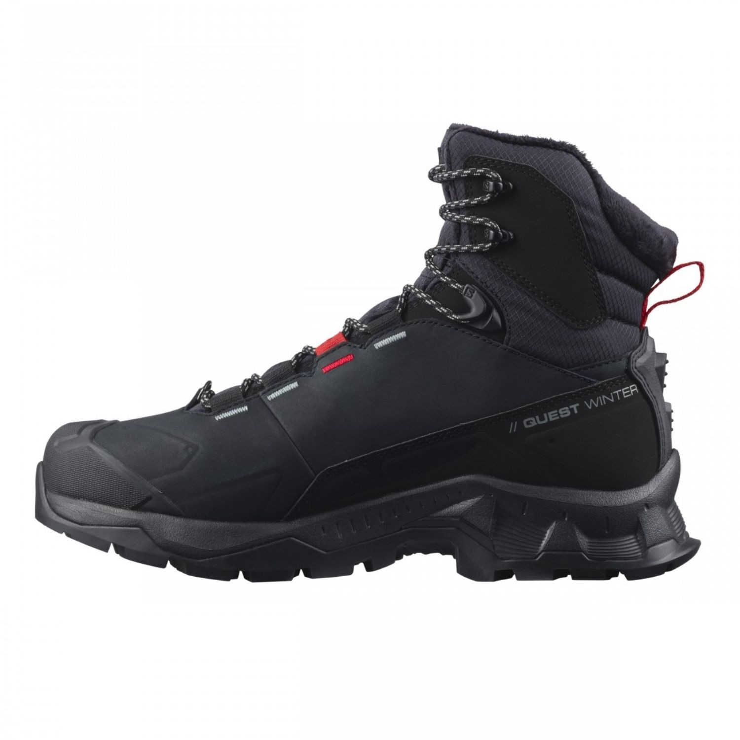 Zimná obuv SALOMON Quest Winter TS CSWP Black/Goji - Zimná obuv - 3