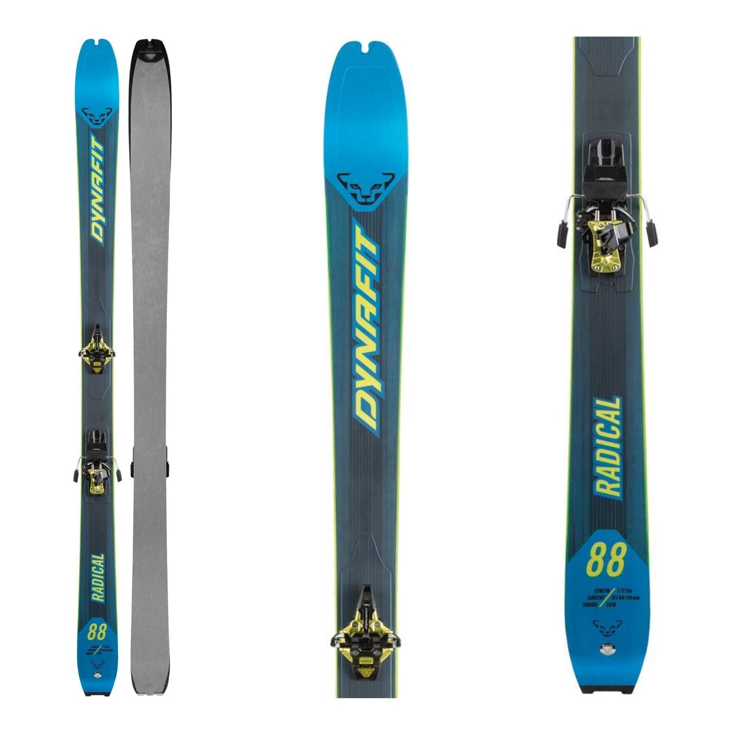 Skialpový set DYNAFIT Radical 88 s viazaním a pásmi Speedskin - Skialp sety -Unisex - 2