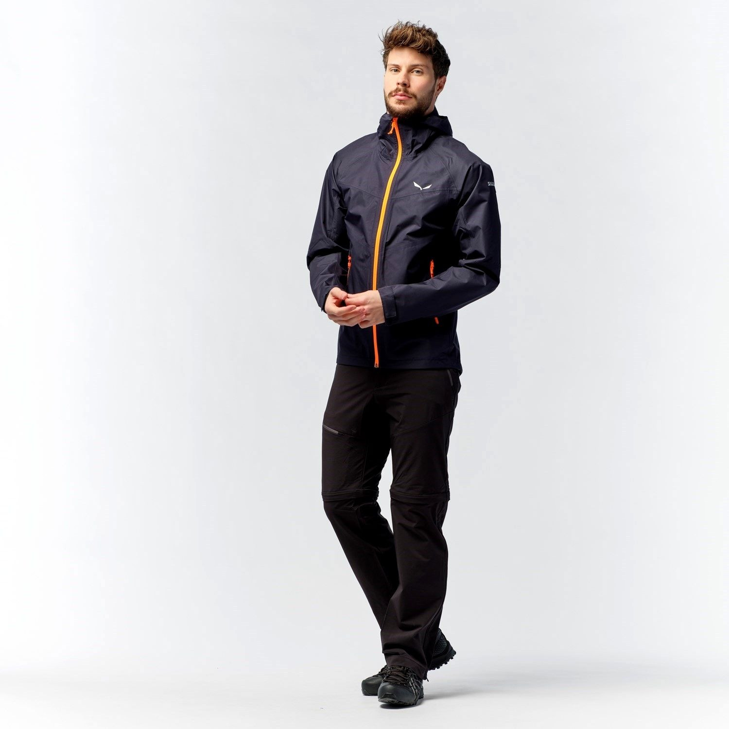 Bunda SALEWA Puez (AQUA 3) PTX M Blue - Bundy na bežky a skialp - 4